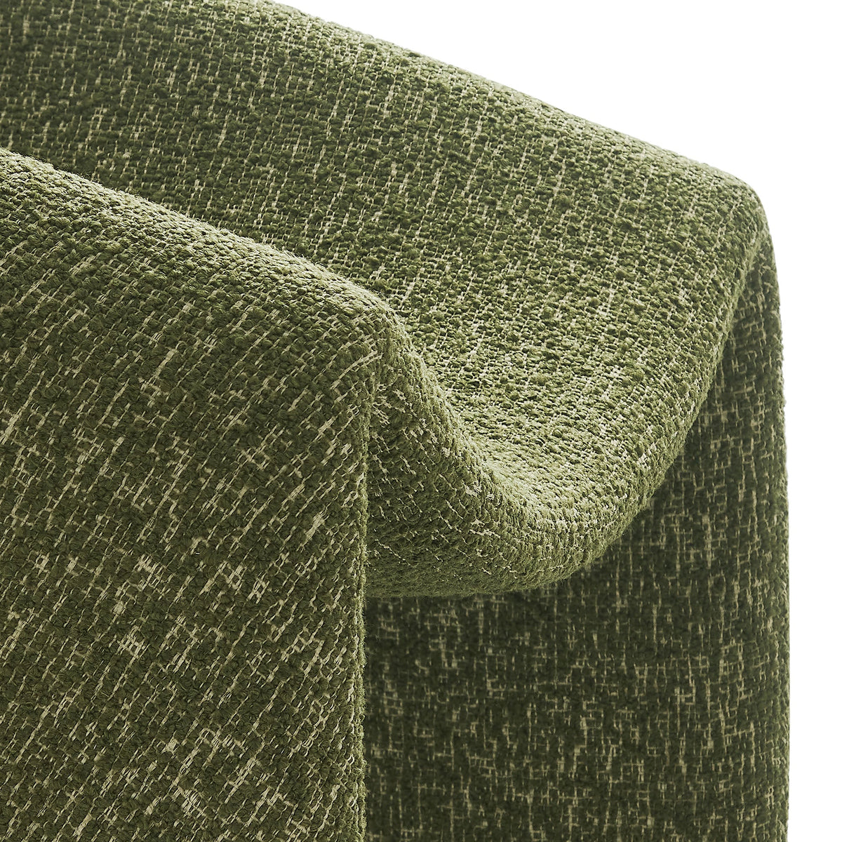 Vivi Looped Textural Fabric Curved Arm Accent Chair - view 13