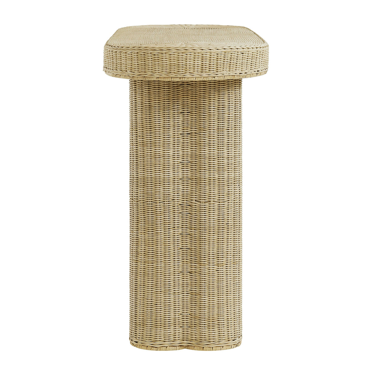 Sarova 59 Inch Natural Rattan Console Table