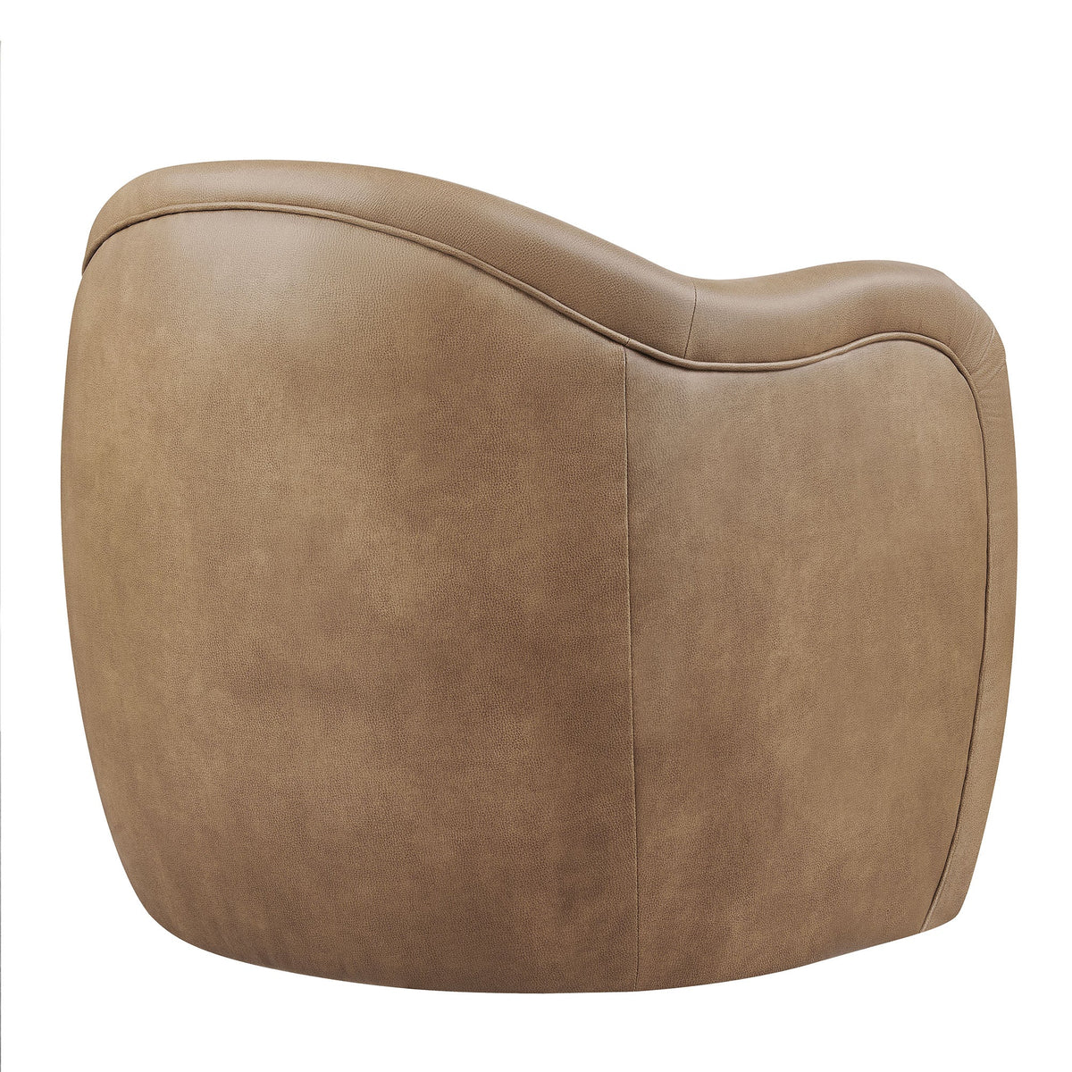 Compose Barrel Vegan Leather Accent Chair