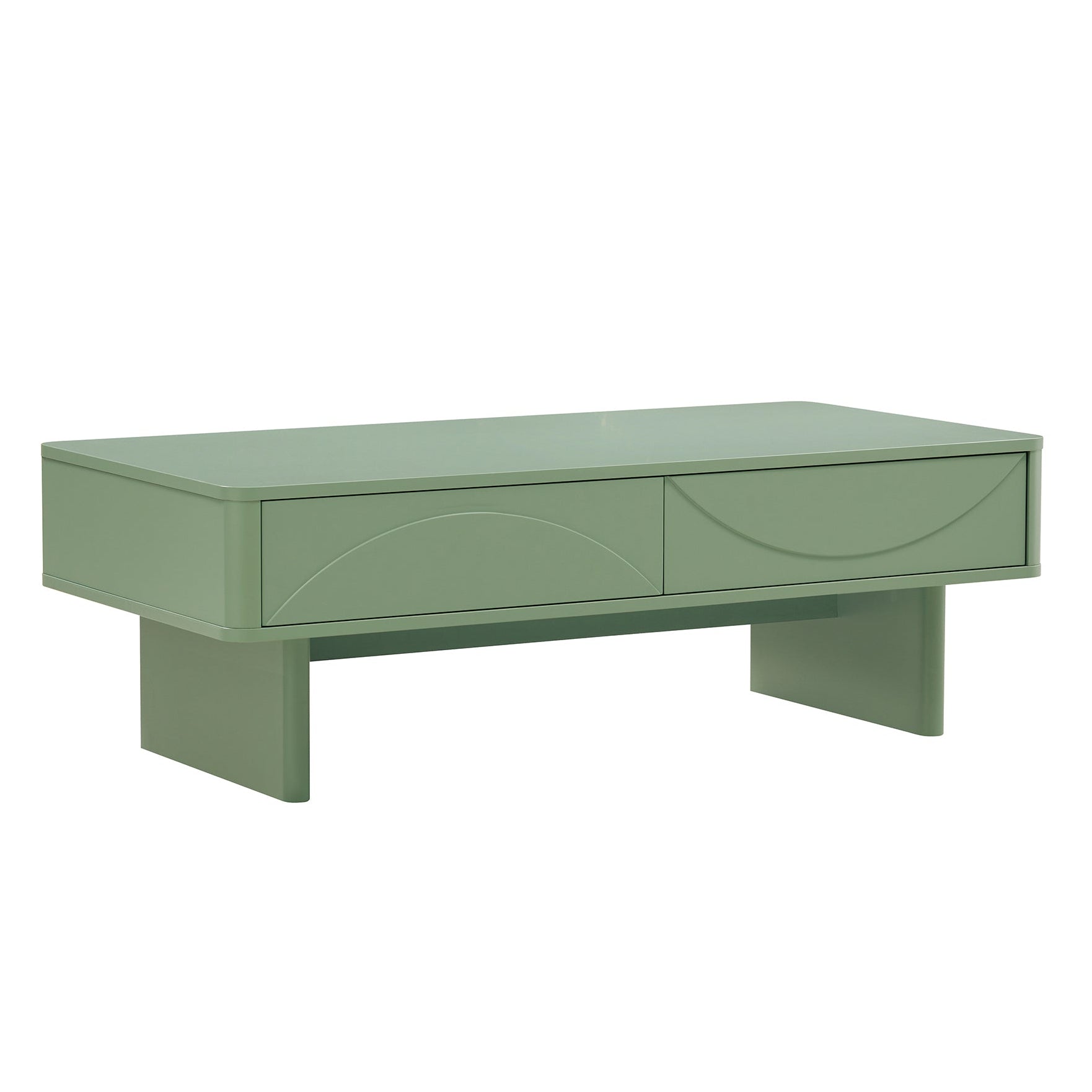Ella 47.2" Coffee Table in Sage Green