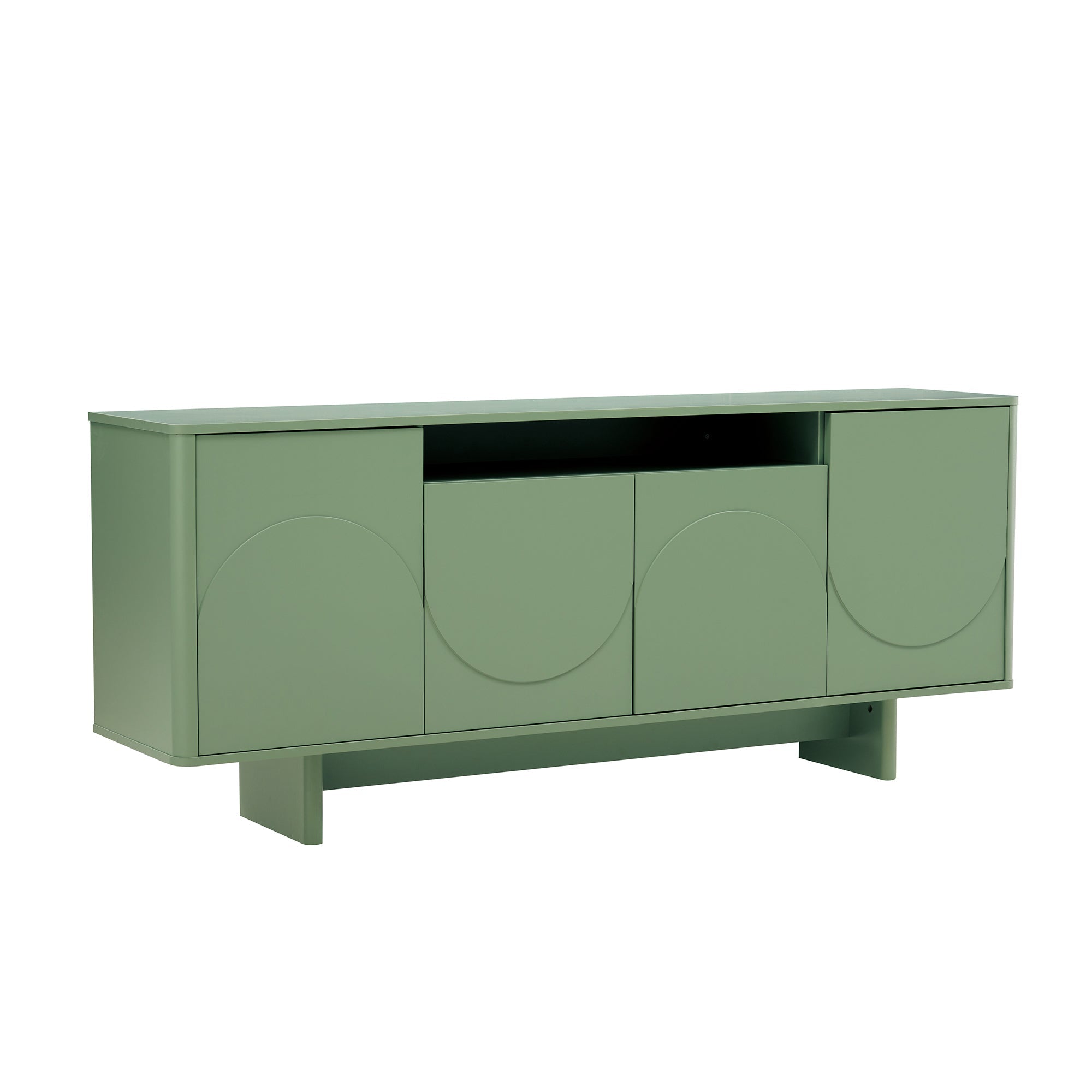 Ella 71" Modern Sage Green Sideboard