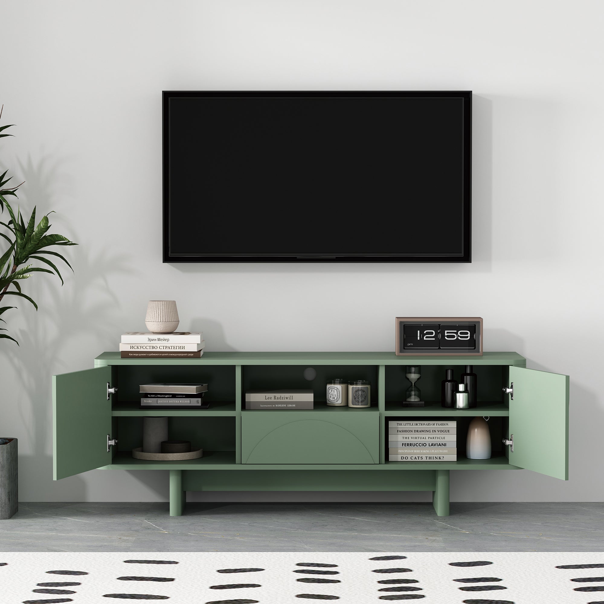 Ella Sage Green 59" TV Stand