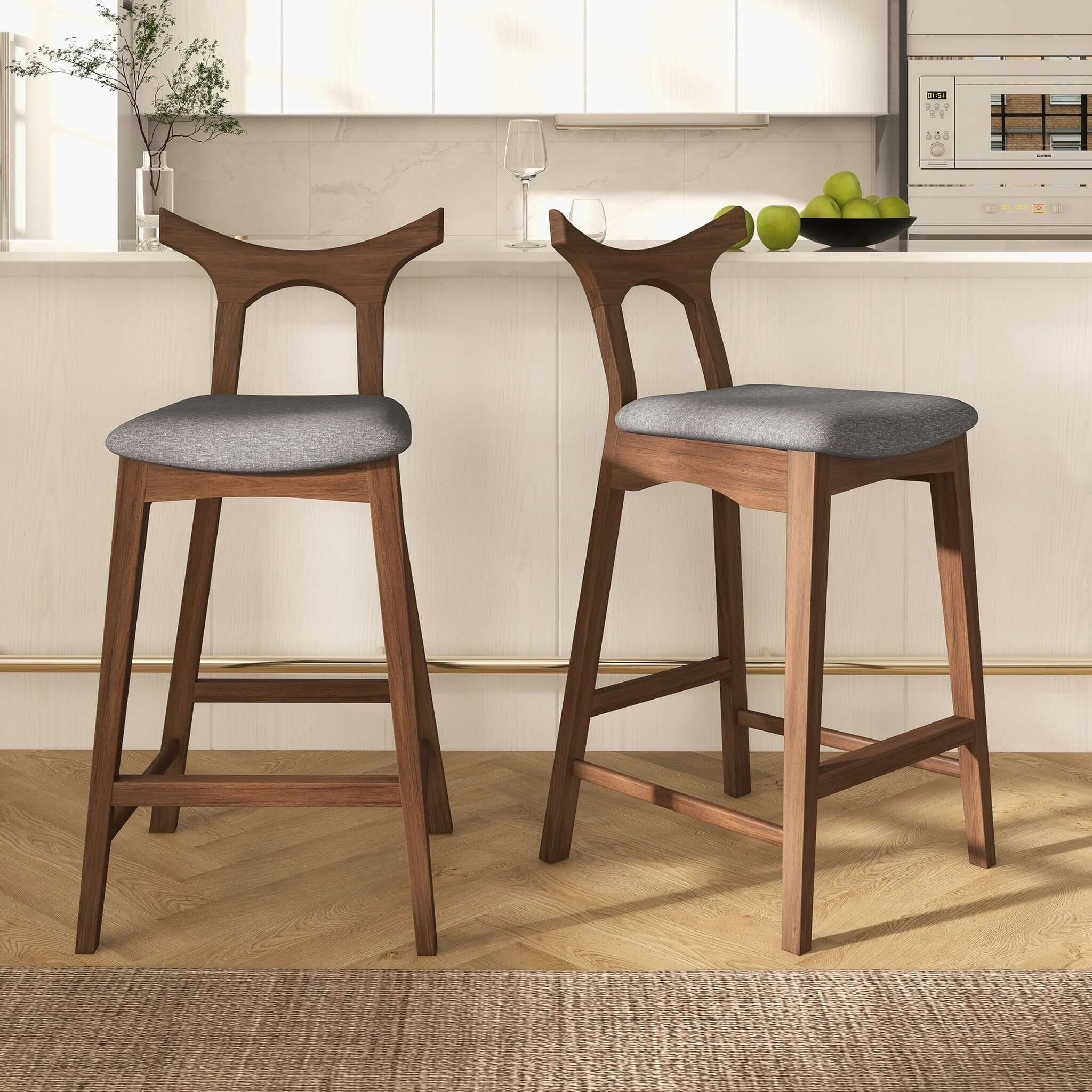 Nosh Fabric Bar Stool