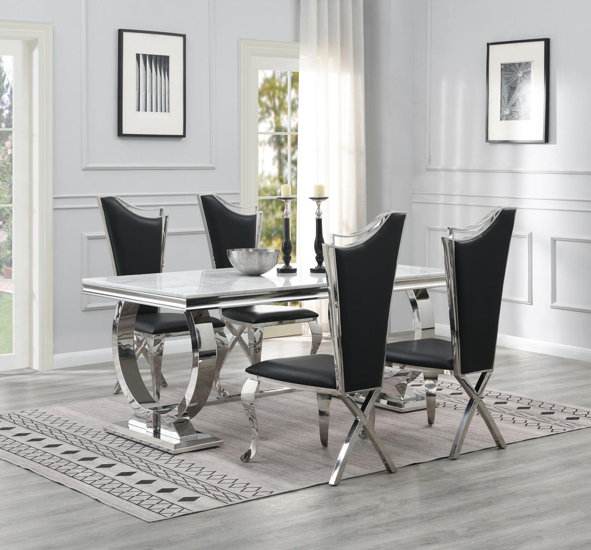 White Marble Dining Table & Chair Options