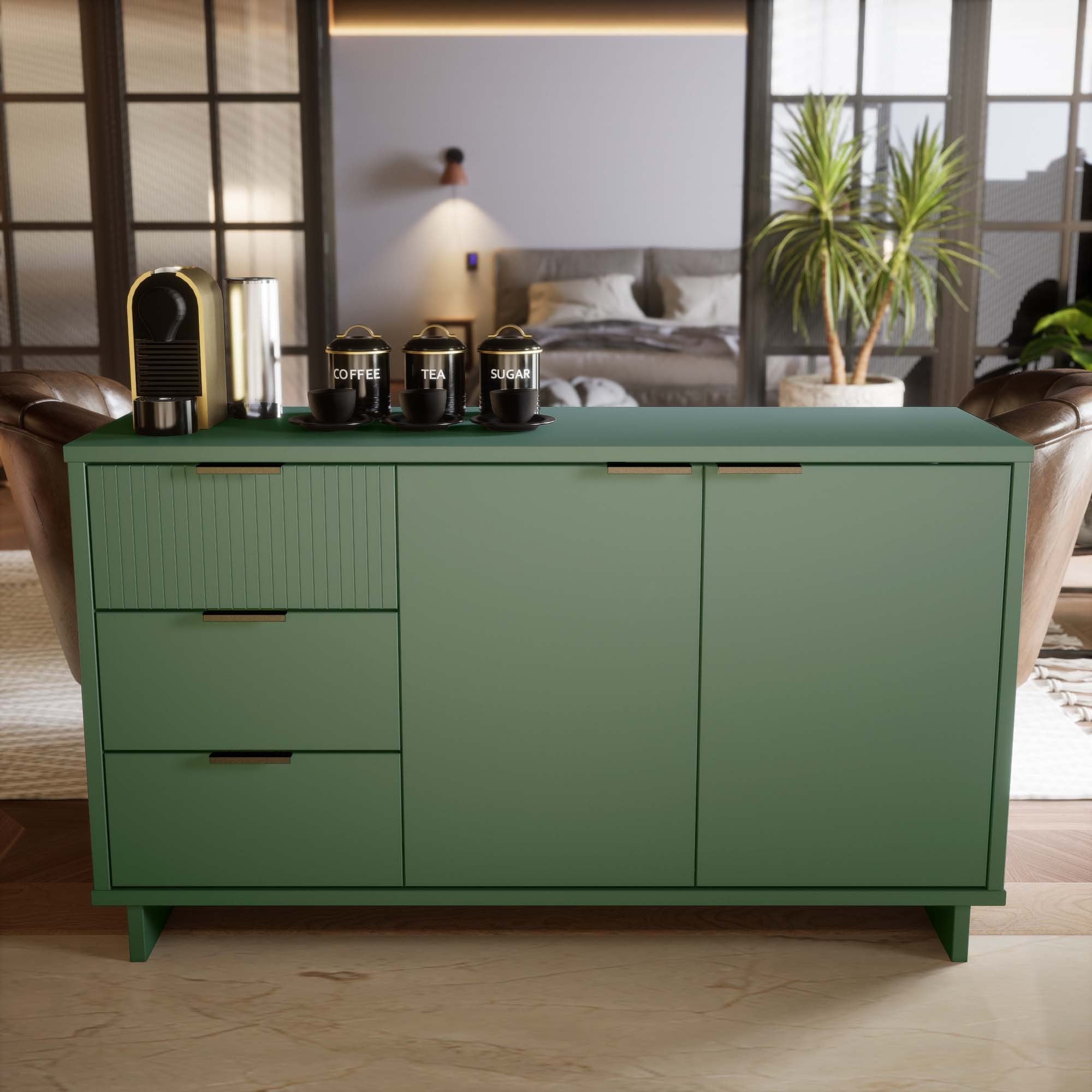 Granville 55" Sideboard in Sage Green