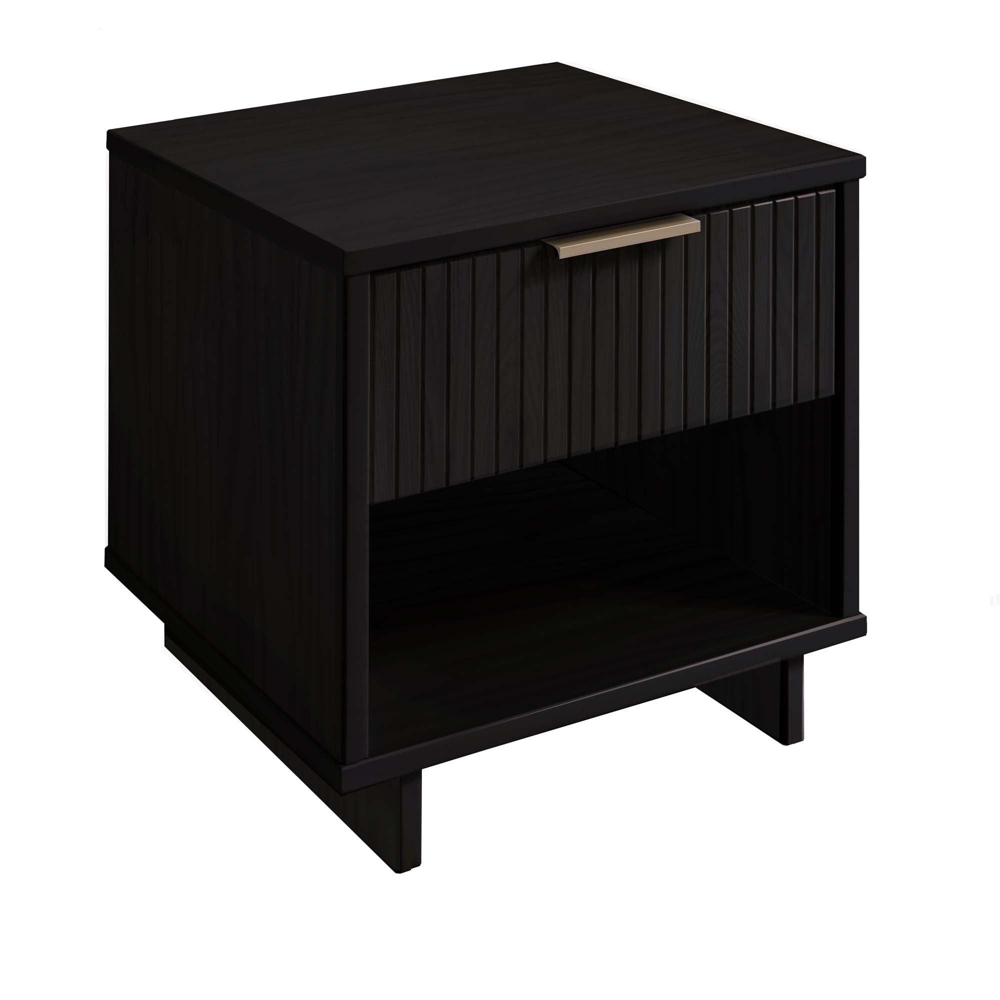 Granville 1.0 Modern Black Nightstand