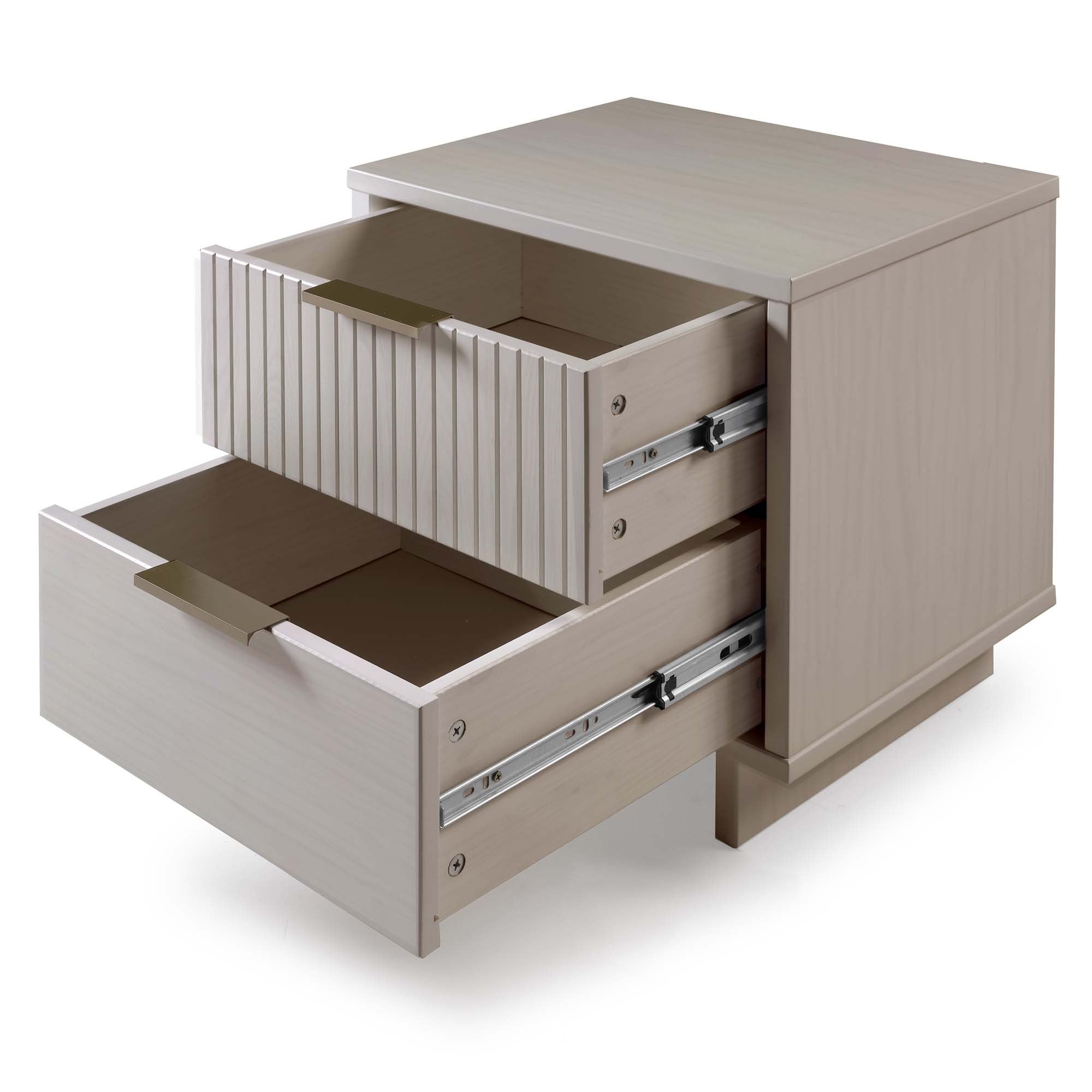 Granville 2.0 Modern Light Gray Nightstand