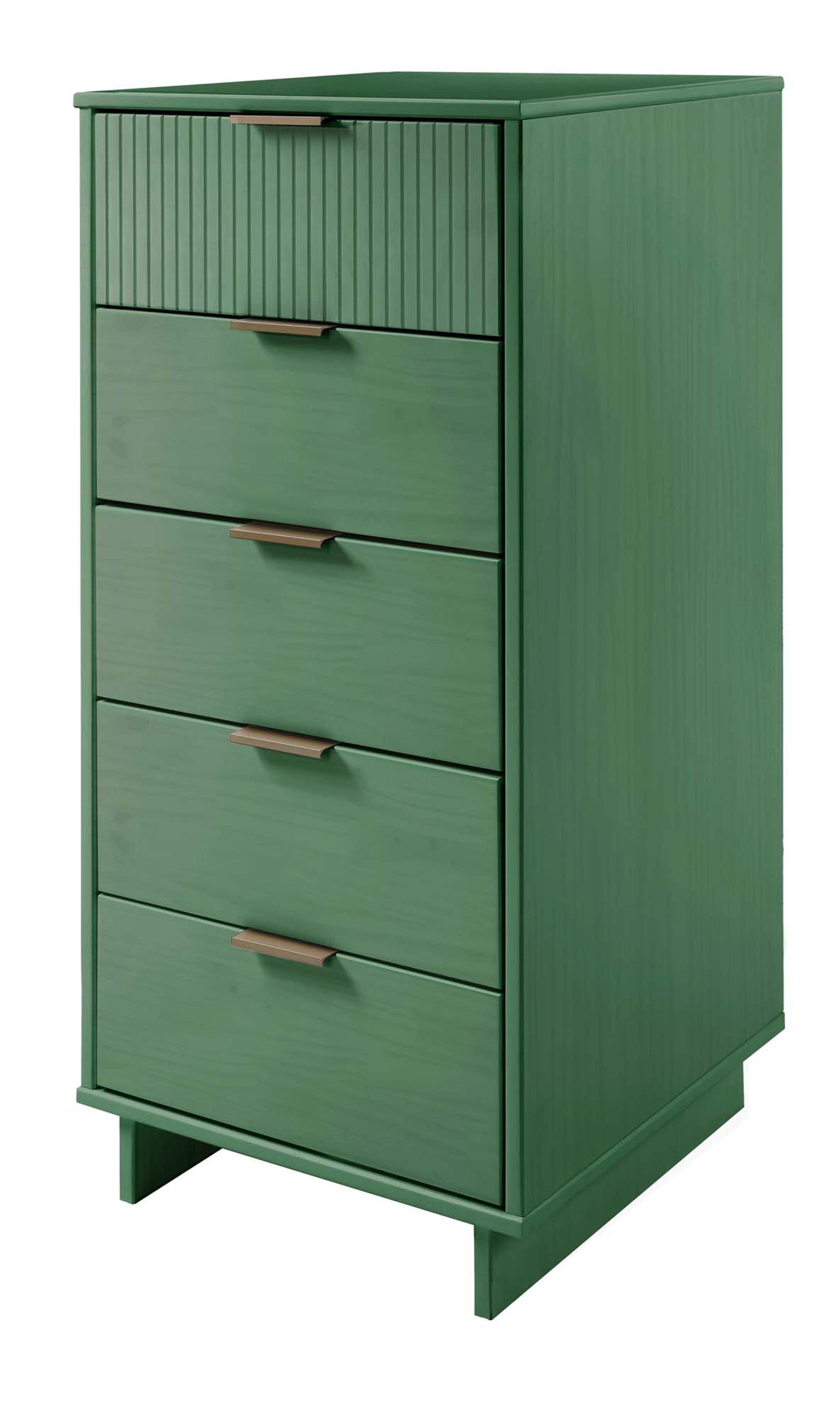 Granville Tall Narrow Sage Green Dresser