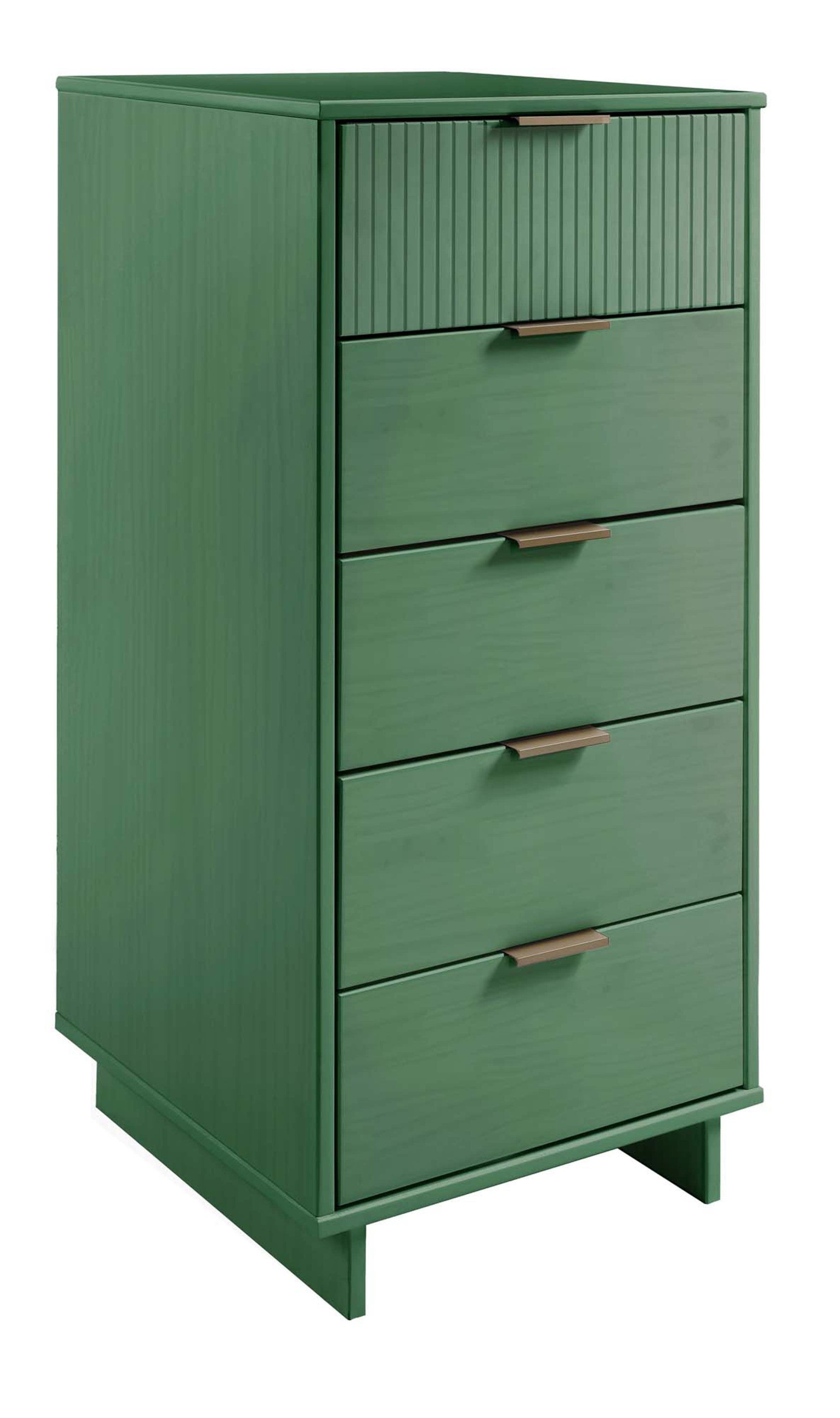 Granville Tall Narrow Sage Green Dresser