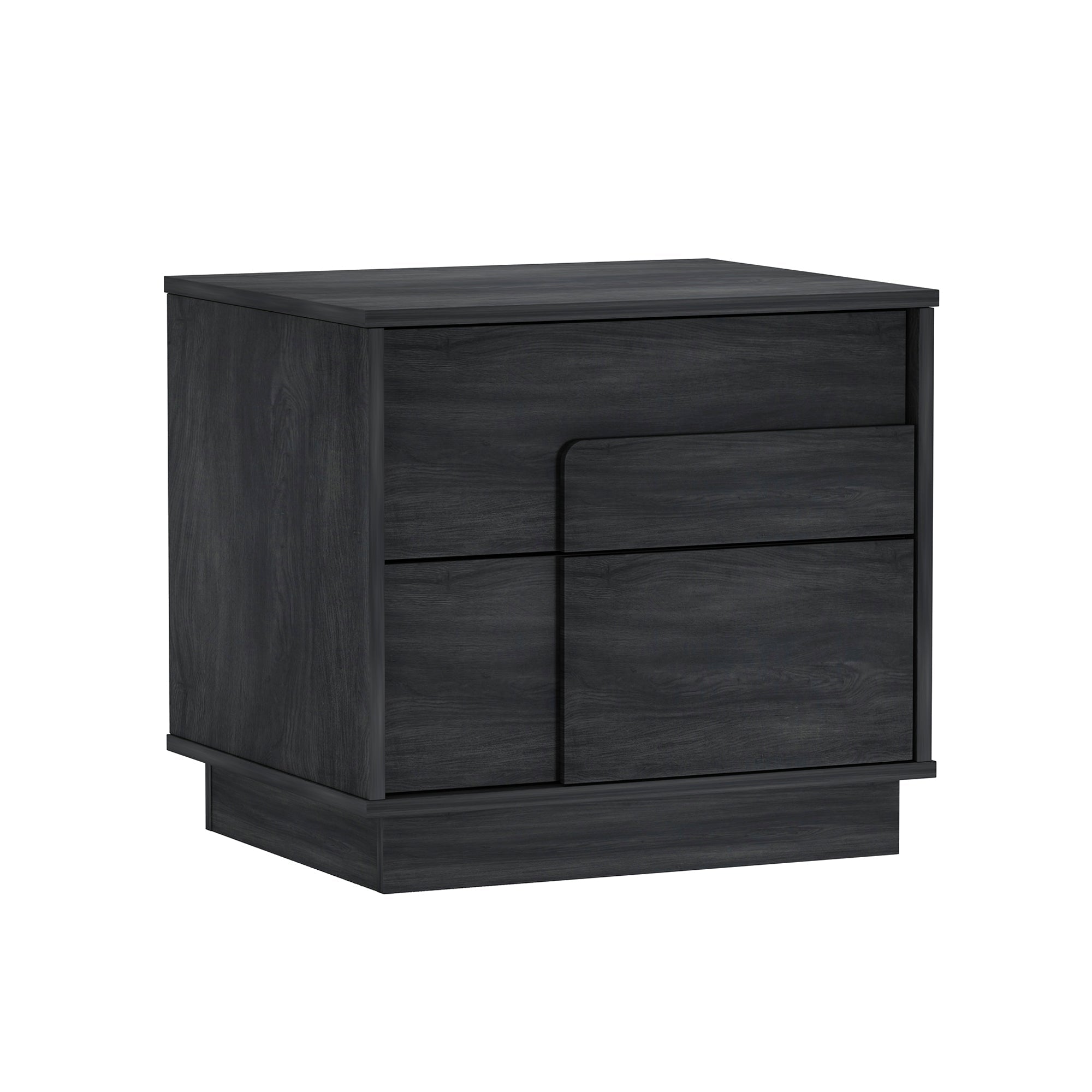 Horizon Charcoal Gray Nightstand