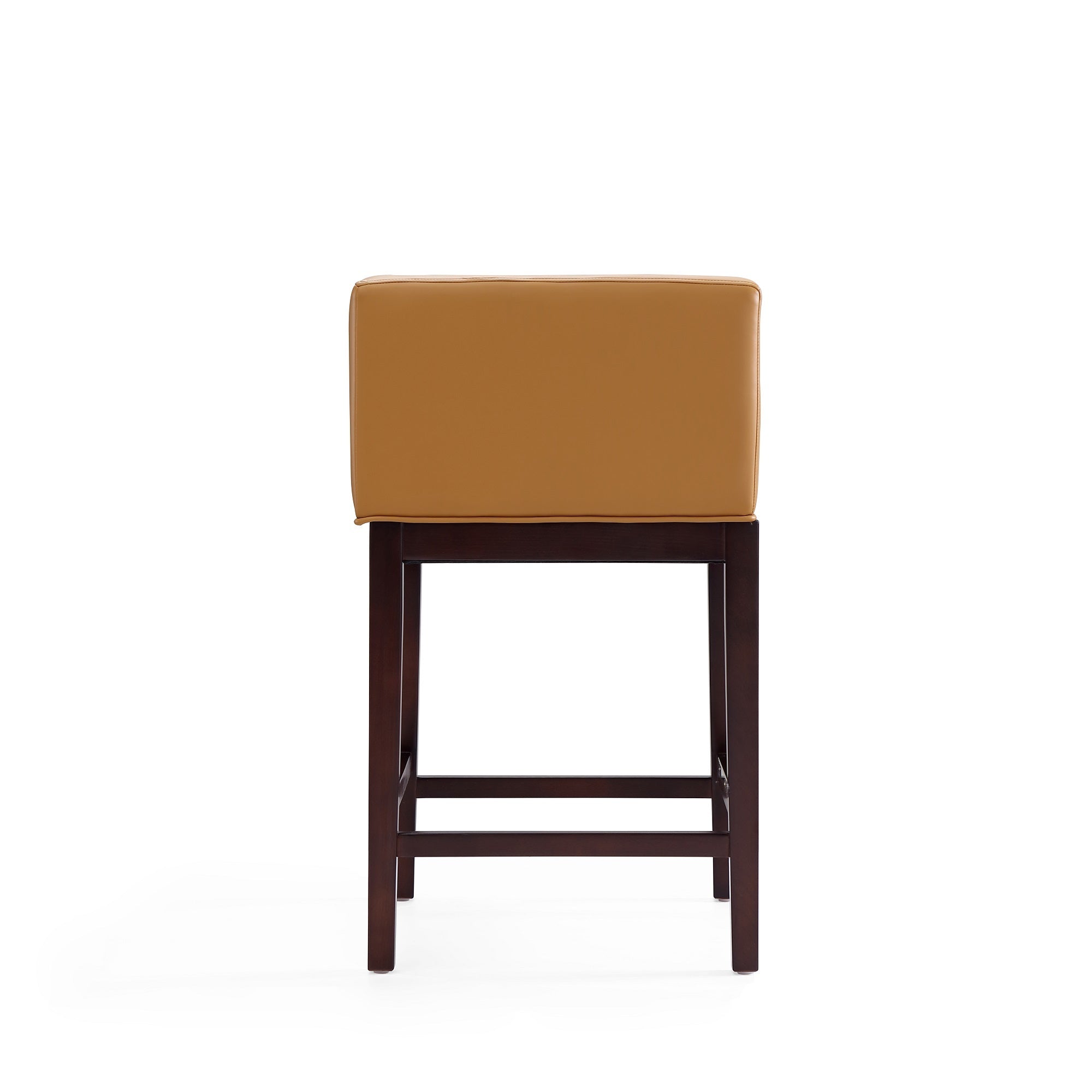 Kingsley Counter Stool with Backrest - Camel