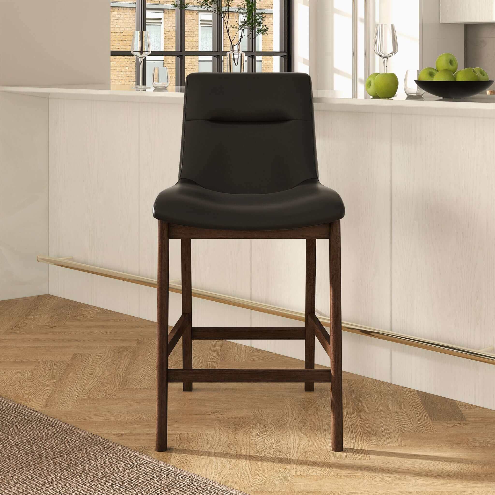 Berkshire Leather Counter Chair(Set of 2)
