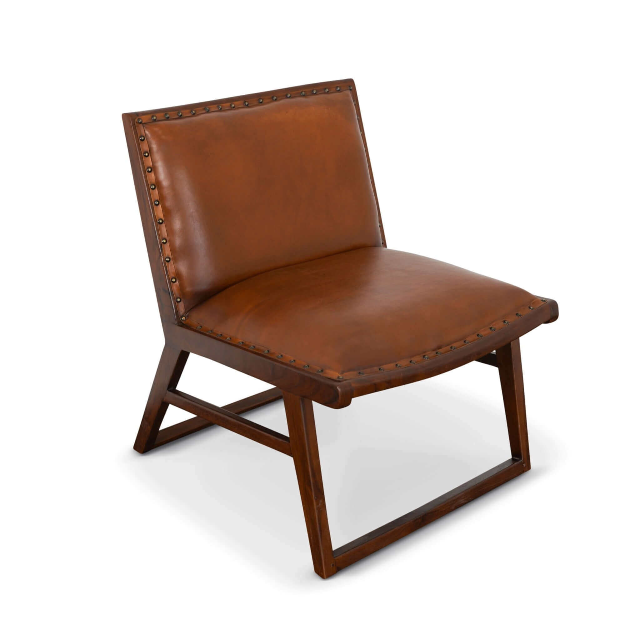 Poka Leather Lounge Chair