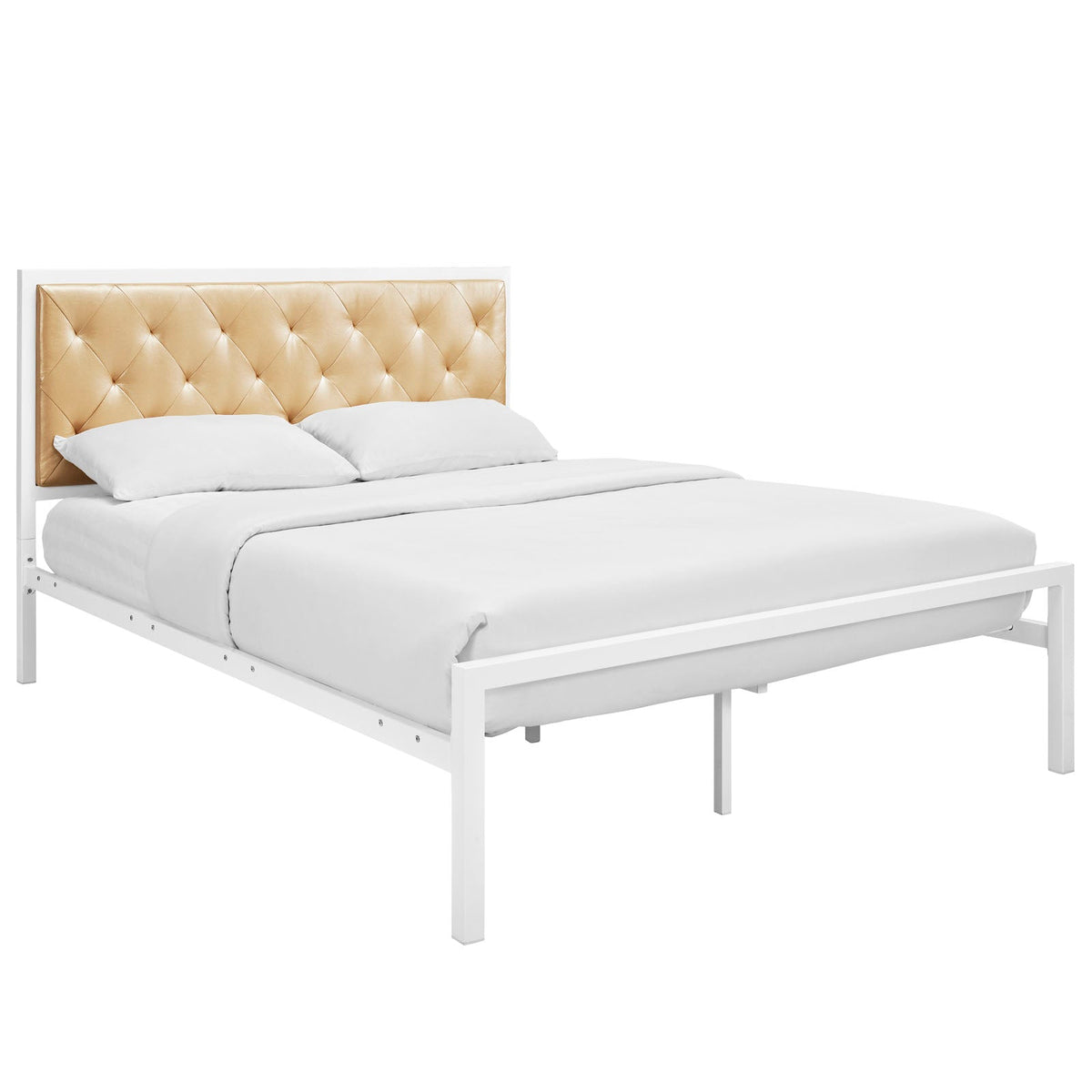 Mia Vinyl Bed - view 1