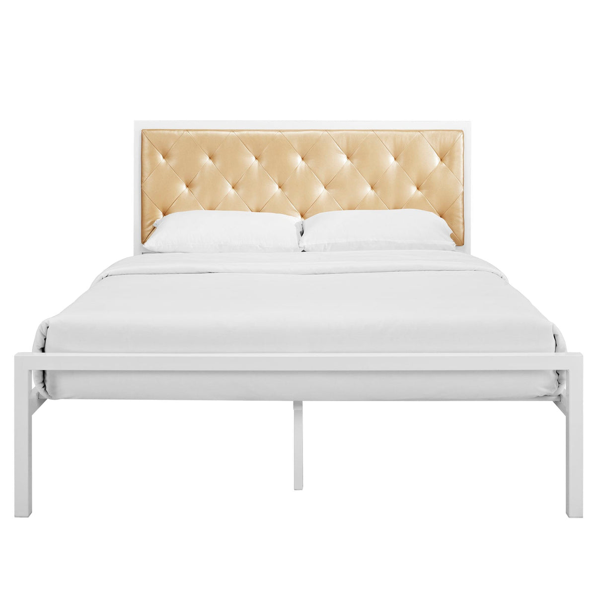Mia Vinyl Bed - view 3