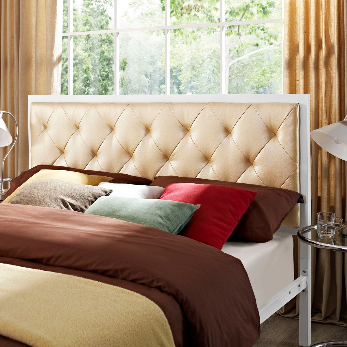 Mia Vinyl Bed - view 6