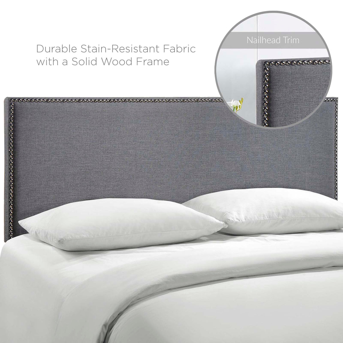 Region Nailhead Upholstered Headboard