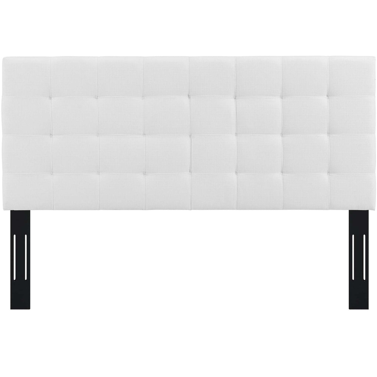 Paisley Tufted Upholstered Linen Fabric Headboard