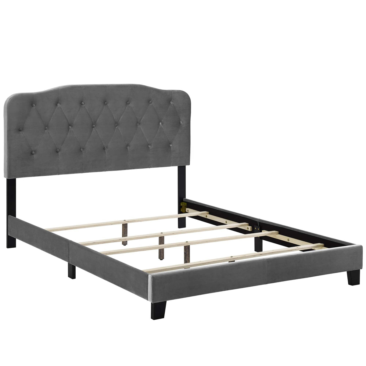 Amelia Performance Velvet Bed - view 6