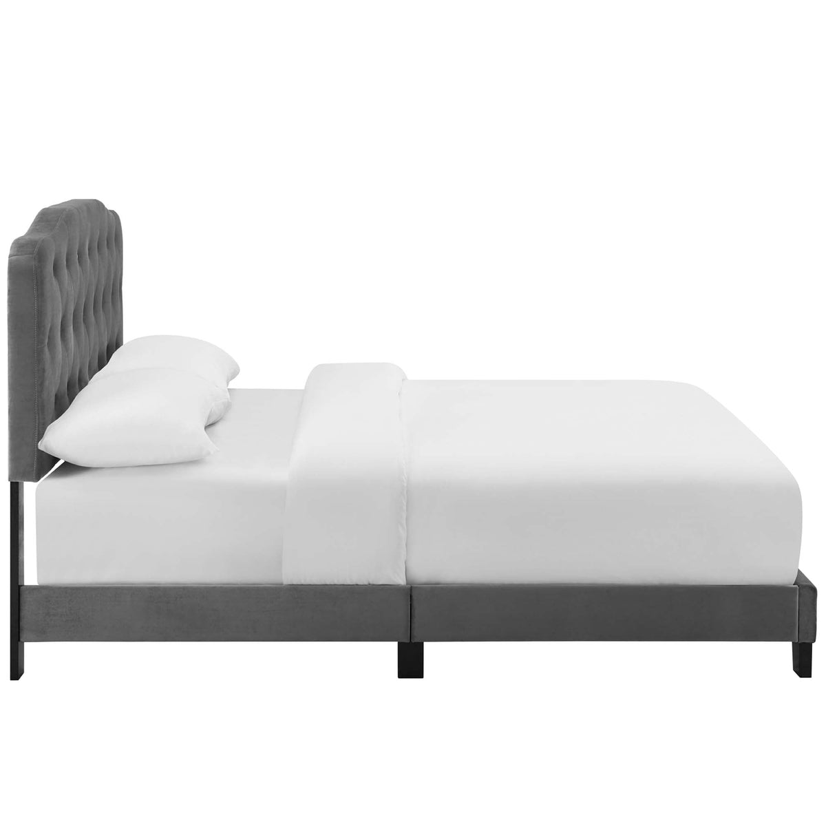 Amelia Performance Velvet Bed - view 11