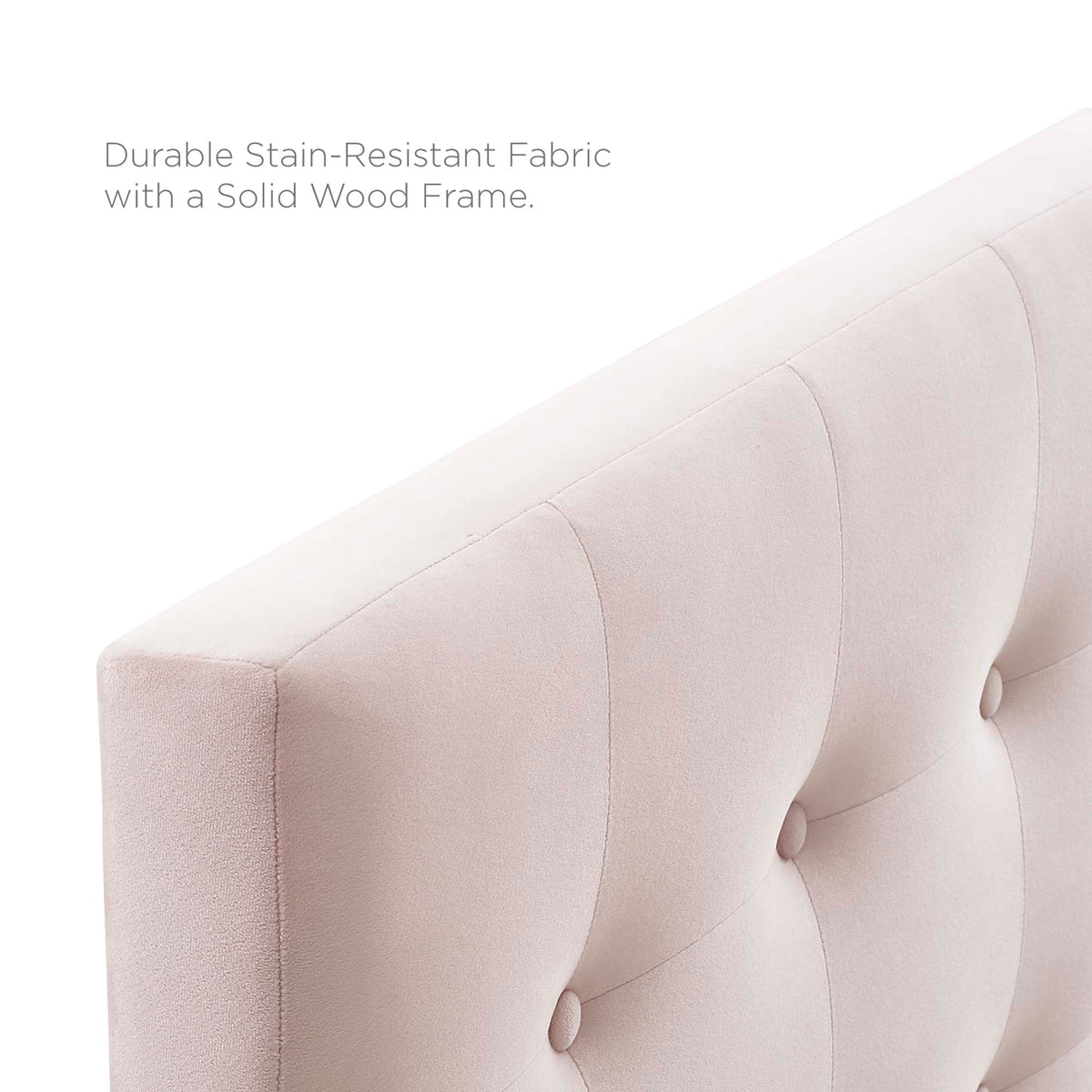 Emily Biscuit Tufted Performance Velvet Headboard
