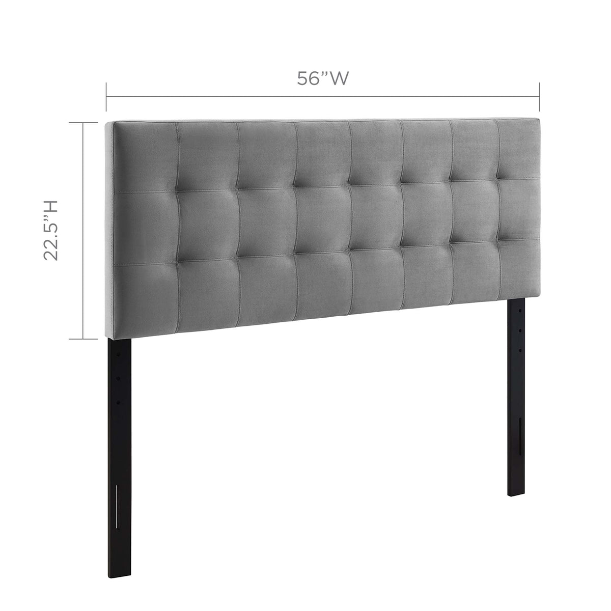 Lily Biscuit Tufted Performance Velvet Headboard - view 48