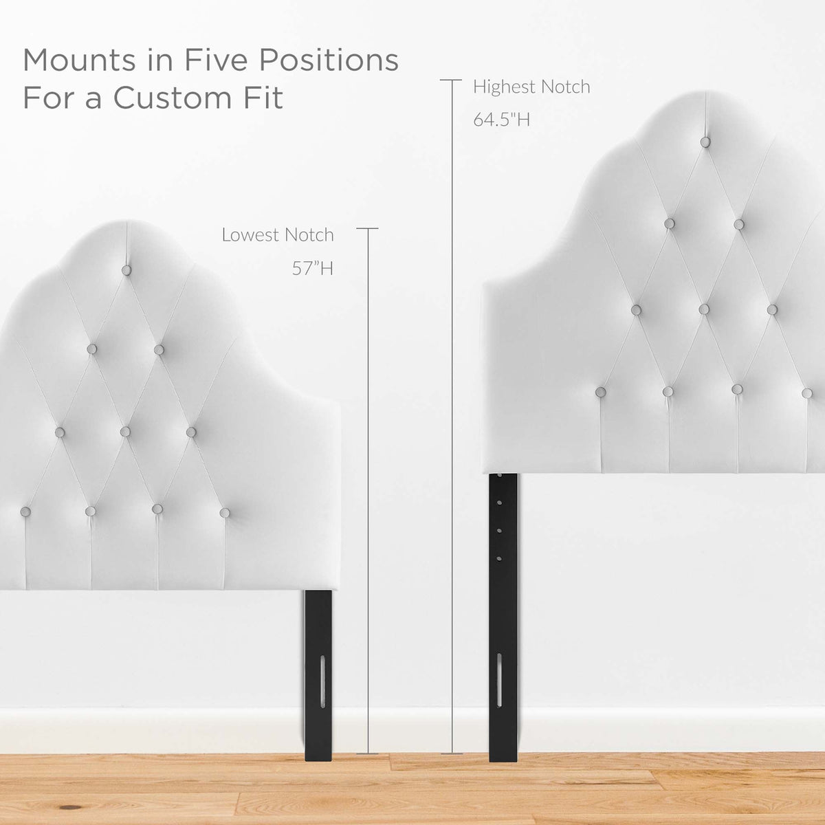 Sovereign Diamond Tufted Performance Velvet Headboard