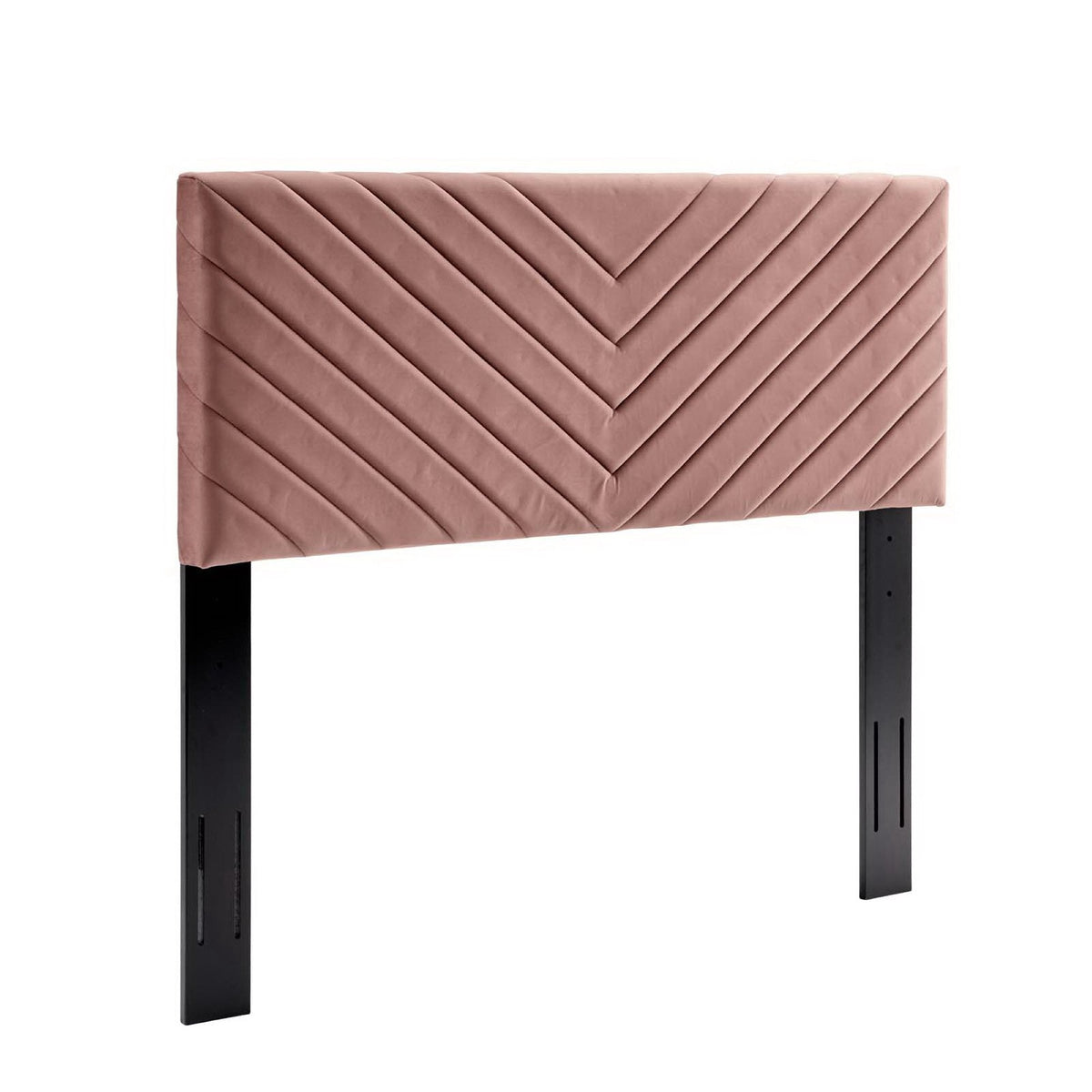 Alyson Angular Channel Tufted Performance Velvet Headboard