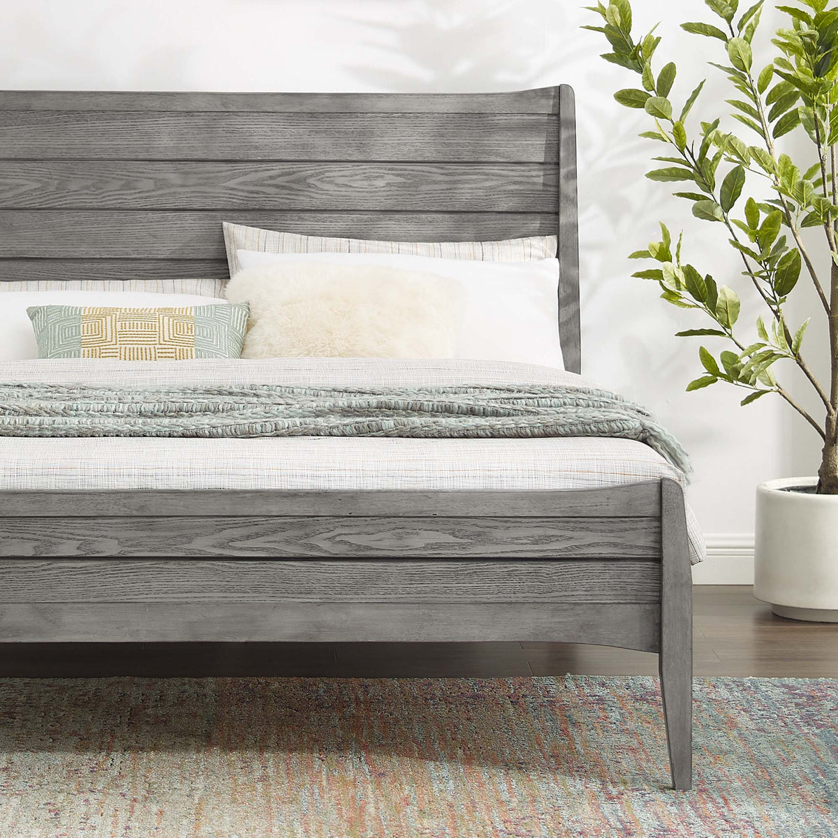 Georgia Wood Platform Bed - view 17
