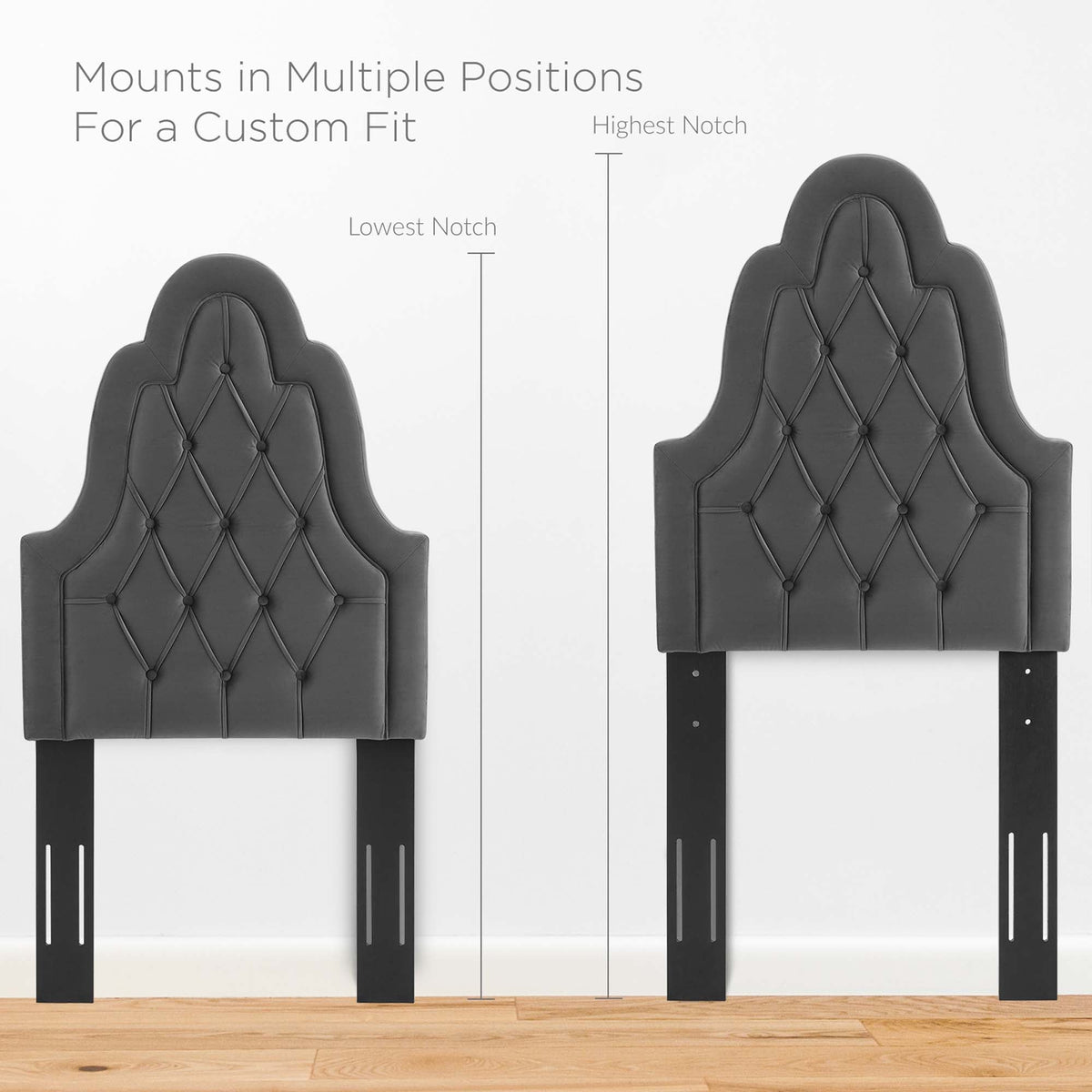 Augustine Tufted Performance Velvet Headboard - view 25