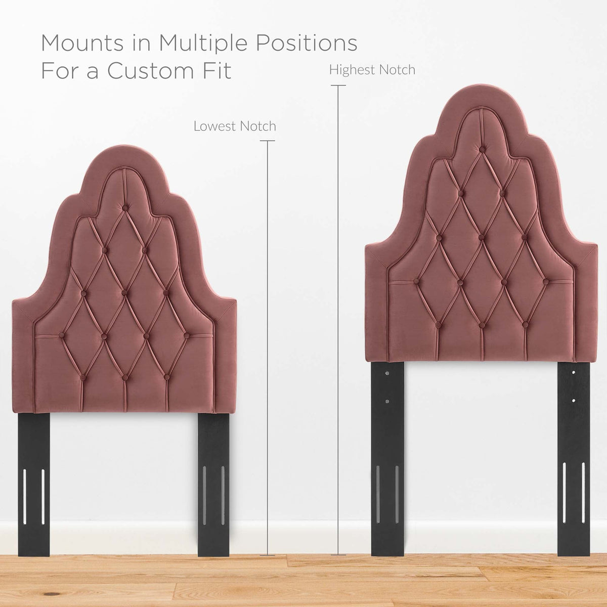 Augustine Tufted Performance Velvet Headboard - view 26