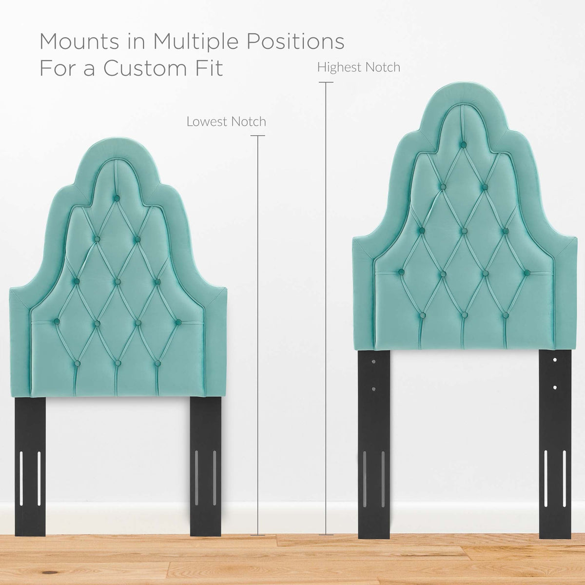 Augustine Tufted Performance Velvet Headboard - view 28