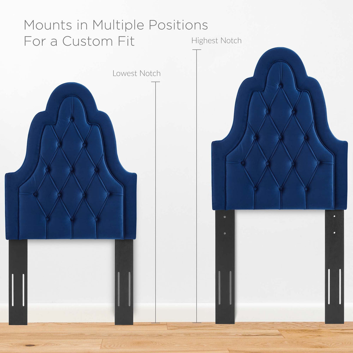 Augustine Tufted Performance Velvet Headboard - view 29