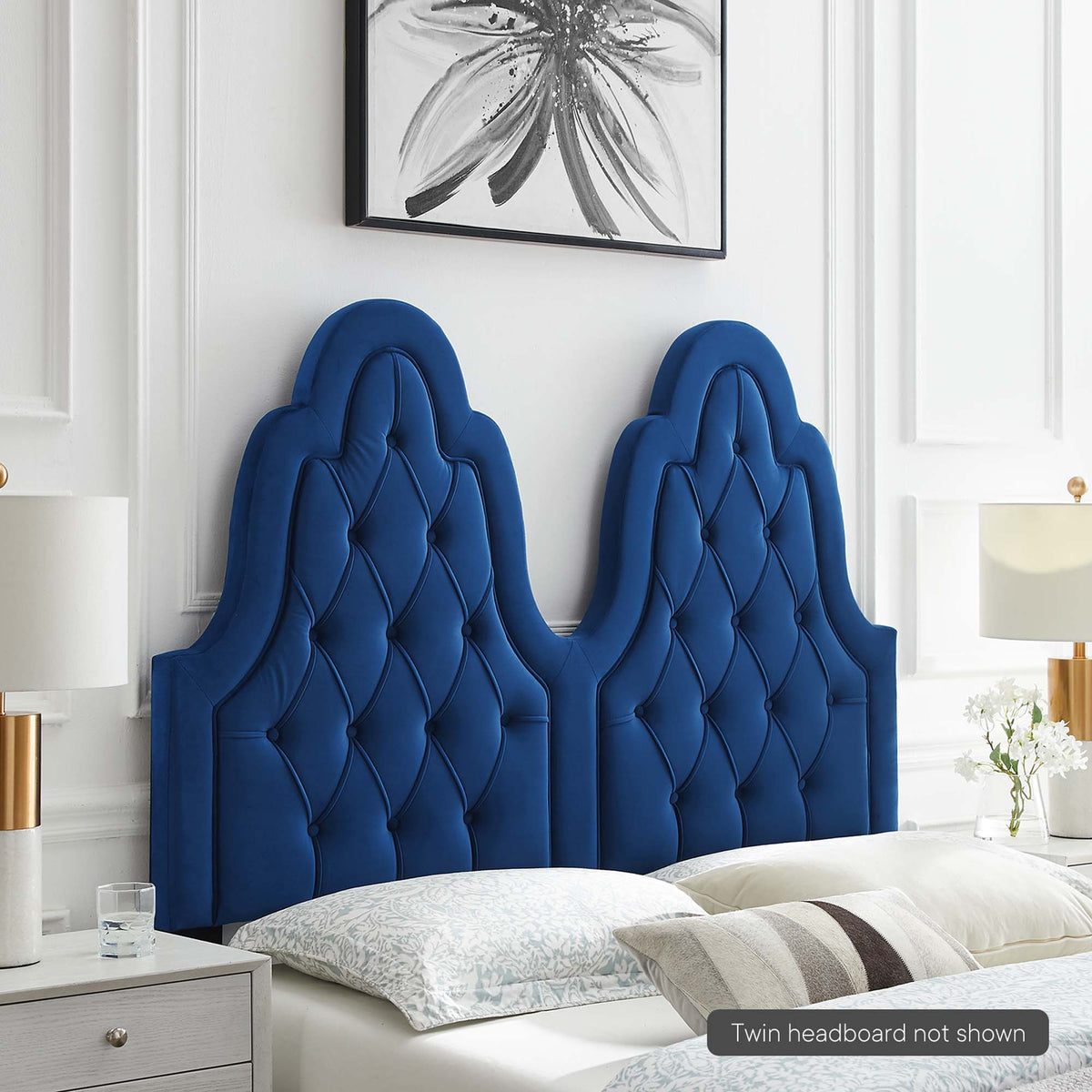 Augustine Tufted Performance Velvet Headboard - view 46