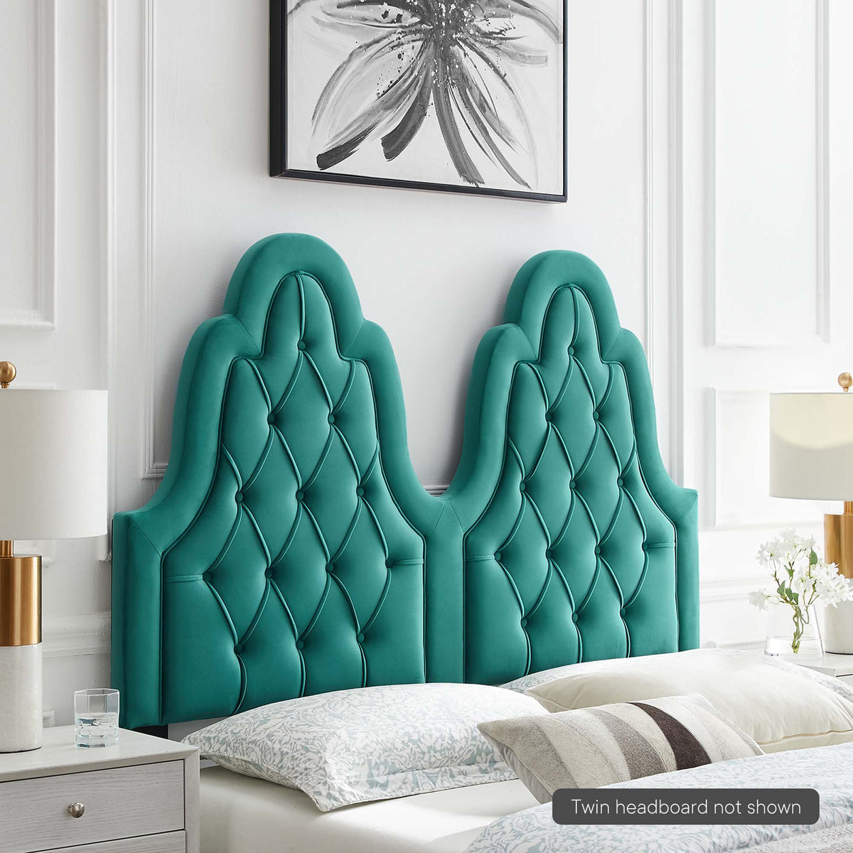Augustine Tufted Performance Velvet Headboard - view 47