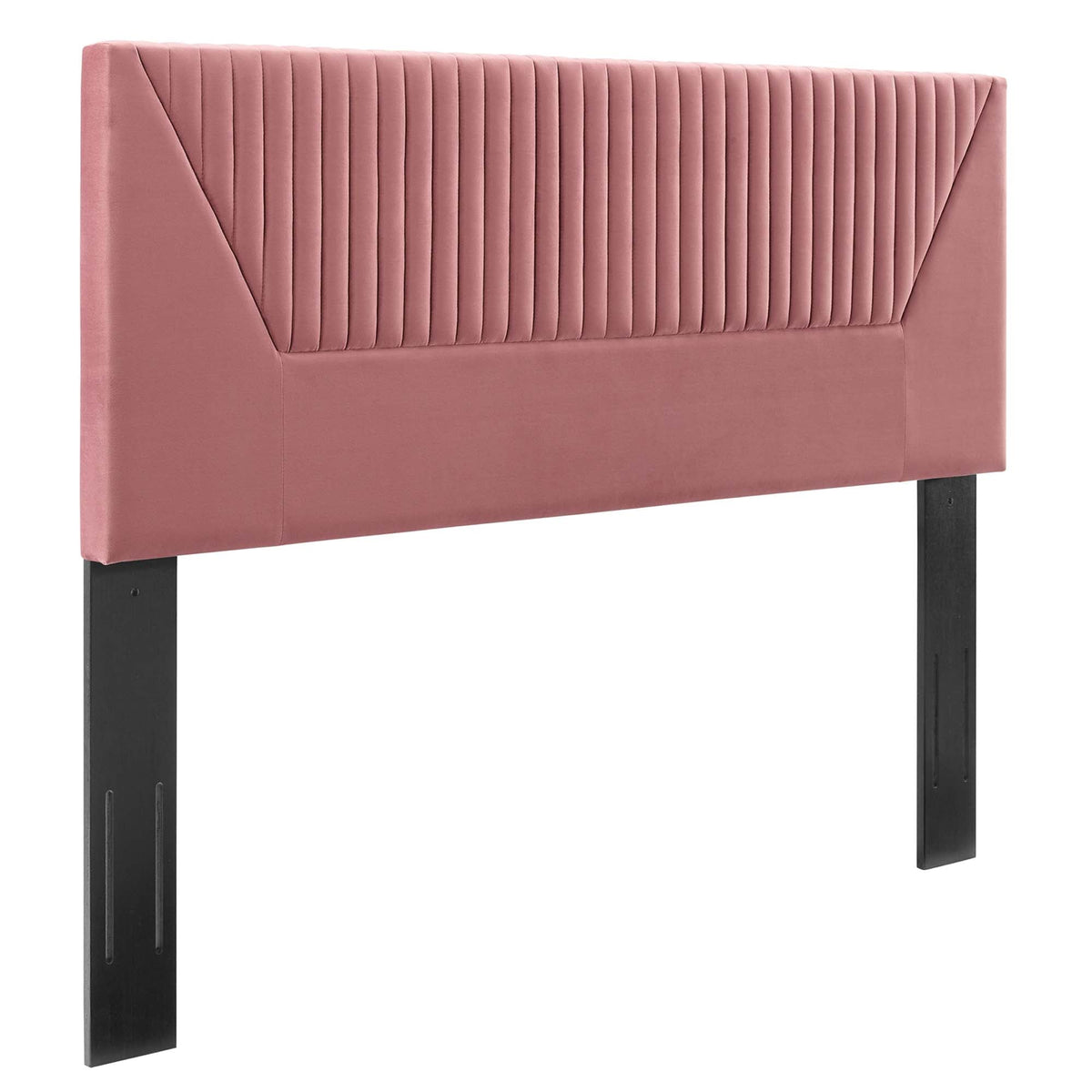 Patience Channel Tufted Performance Velvet Headboard