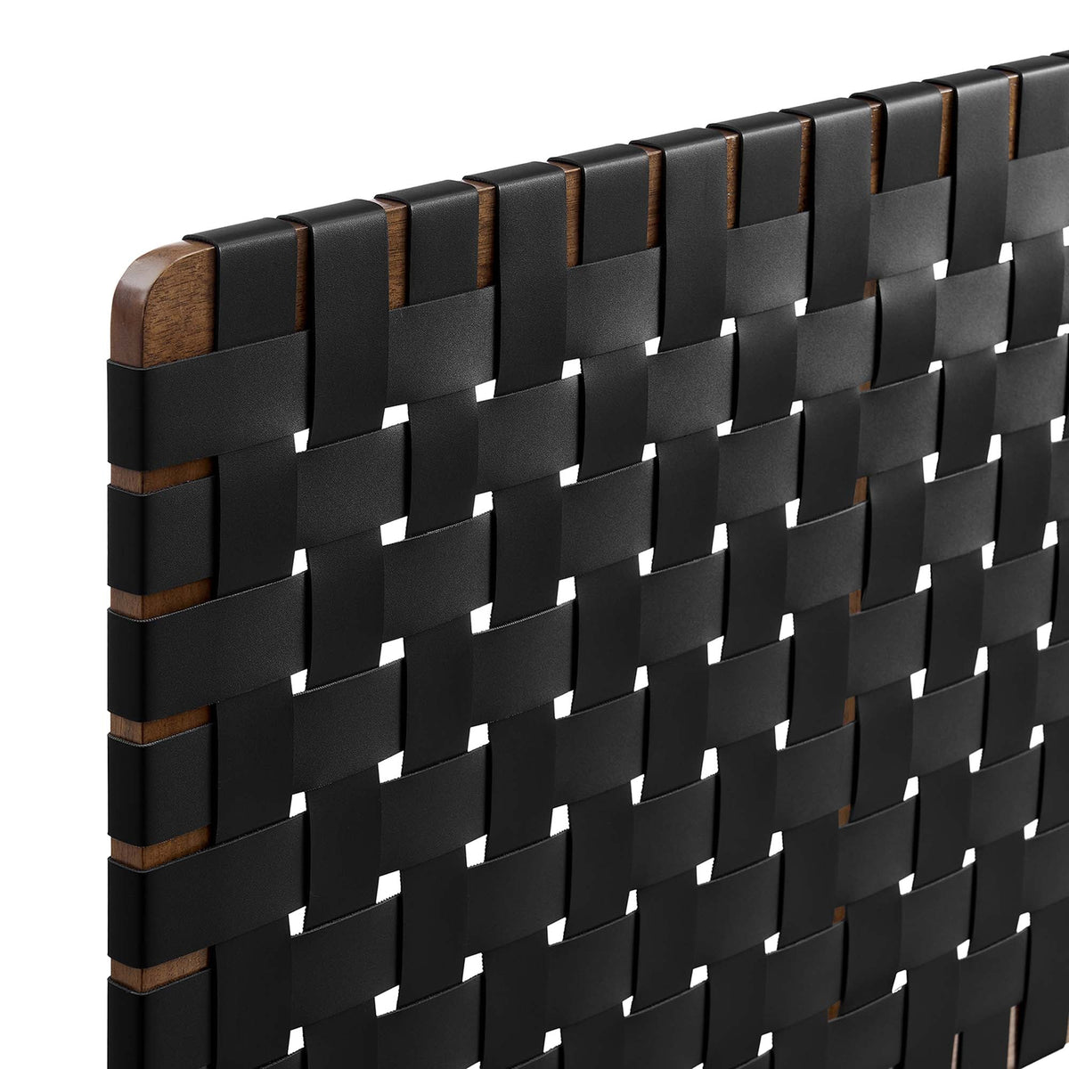 Sparta Weave Wall-Mount Vegan Leather Headboard - view 39