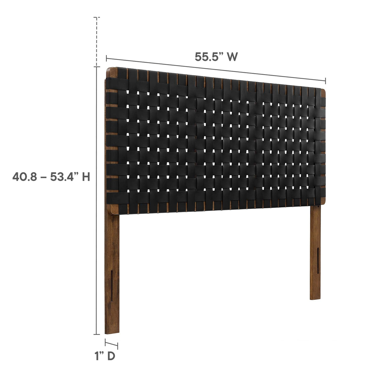 Sparta Weave Vegan Leather Headboard