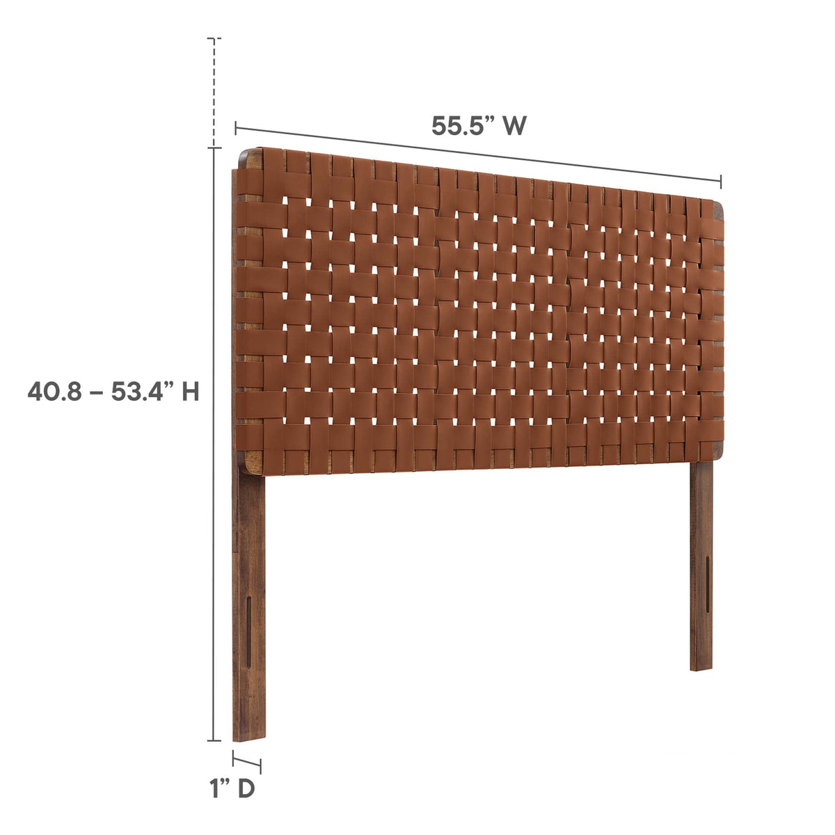 Sparta Weave Vegan Leather Headboard