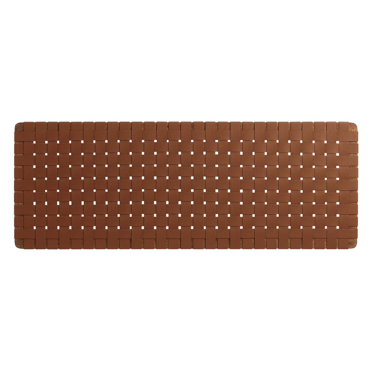 Sparta Weave Wall-Mount Vegan Leather Headboard - view 28
