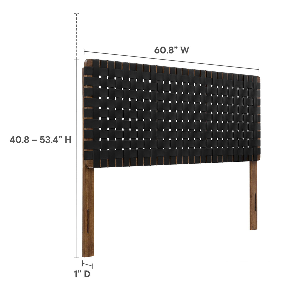 Sparta Weave Vegan Leather Headboard