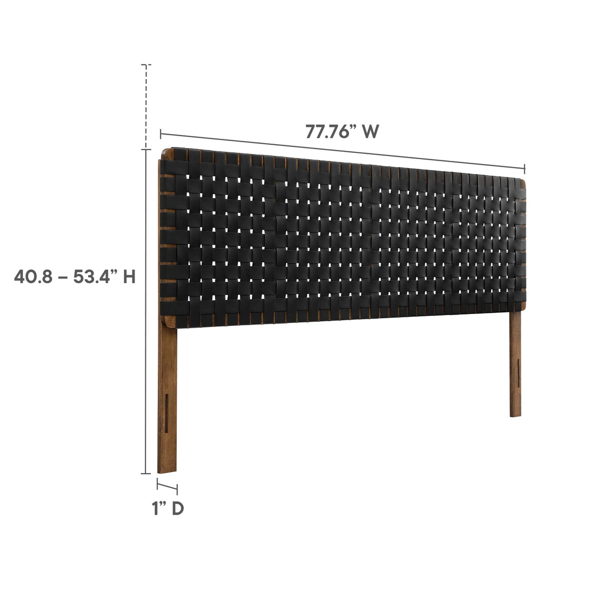 Sparta Weave Vegan Leather Headboard
