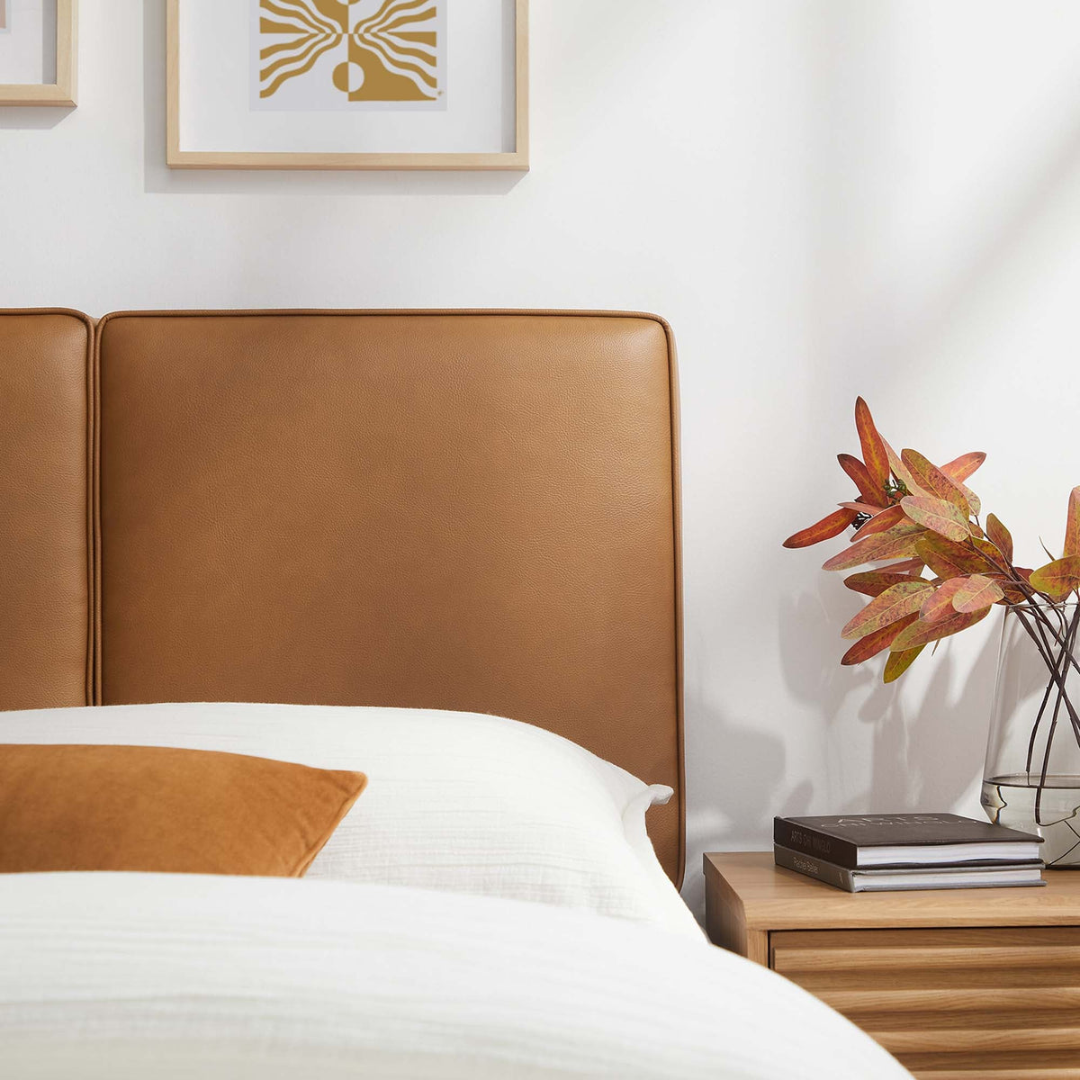 Lindee Vegan Leather Headboard - view 25