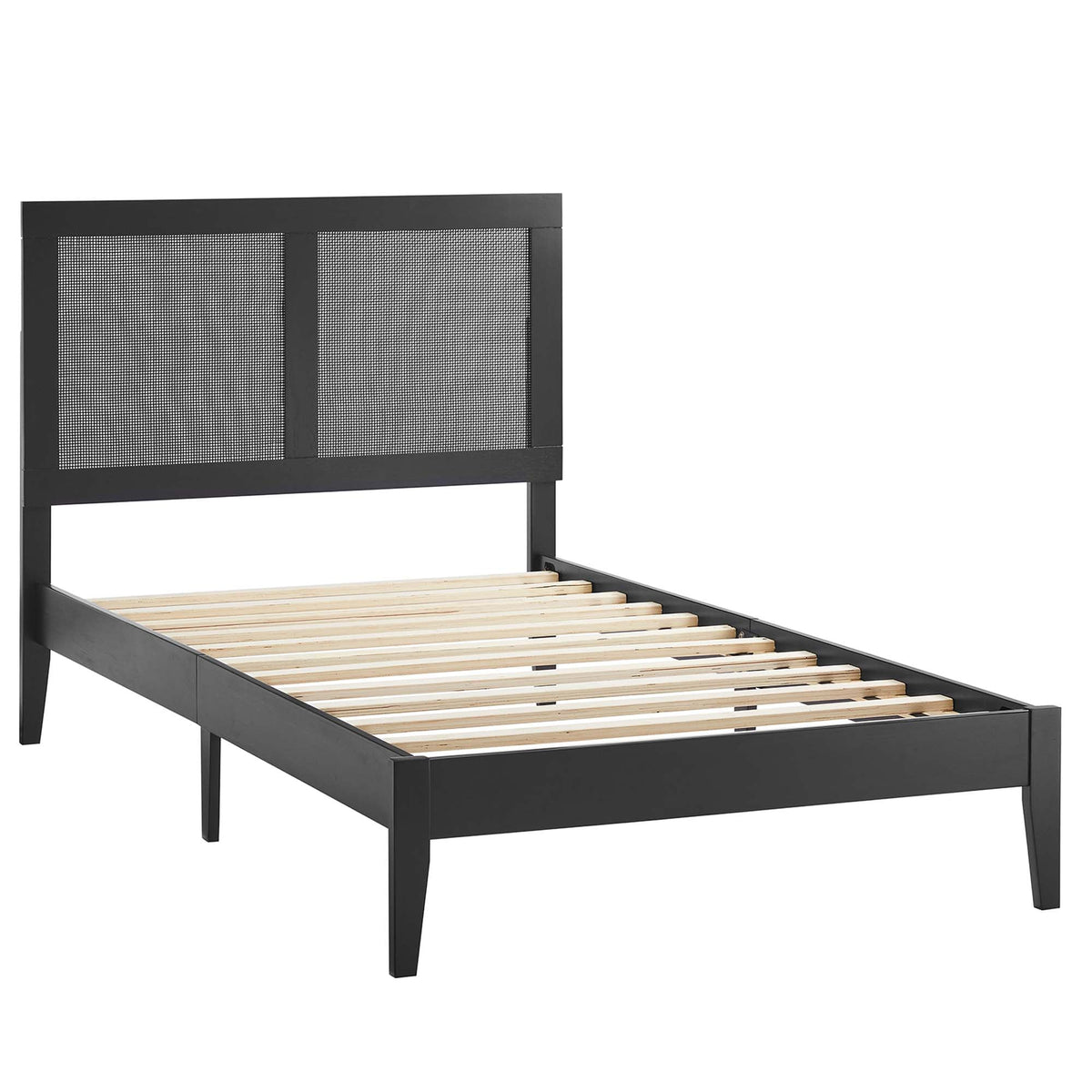 Sirocco Rattan and Wood Platform Bed - view 10