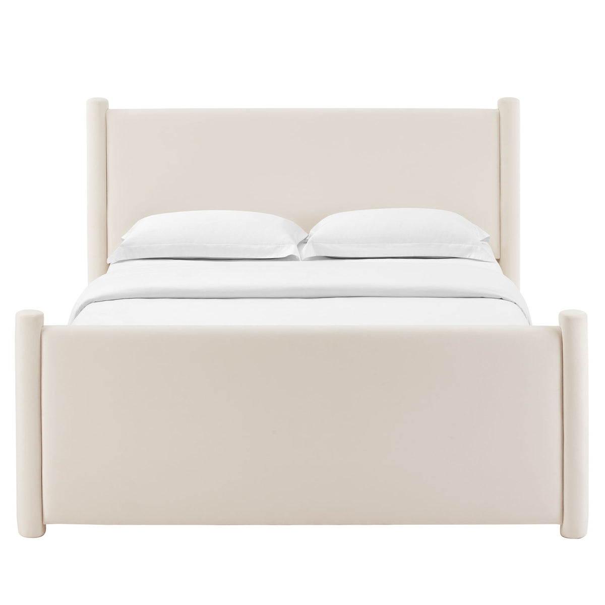 Rael Performance Velvet Platform Bed