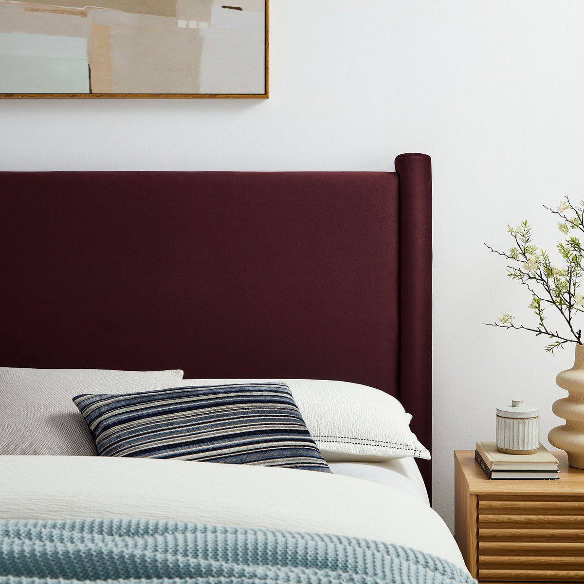 Rael Performance Velvet Headboard