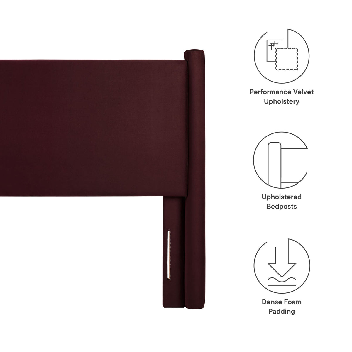 Rael Performance Velvet Headboard
