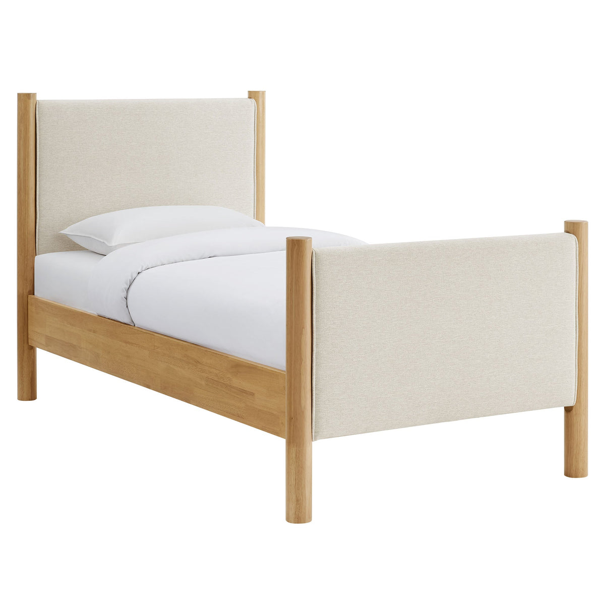 Maven Fabric Upholstered Platform Bed