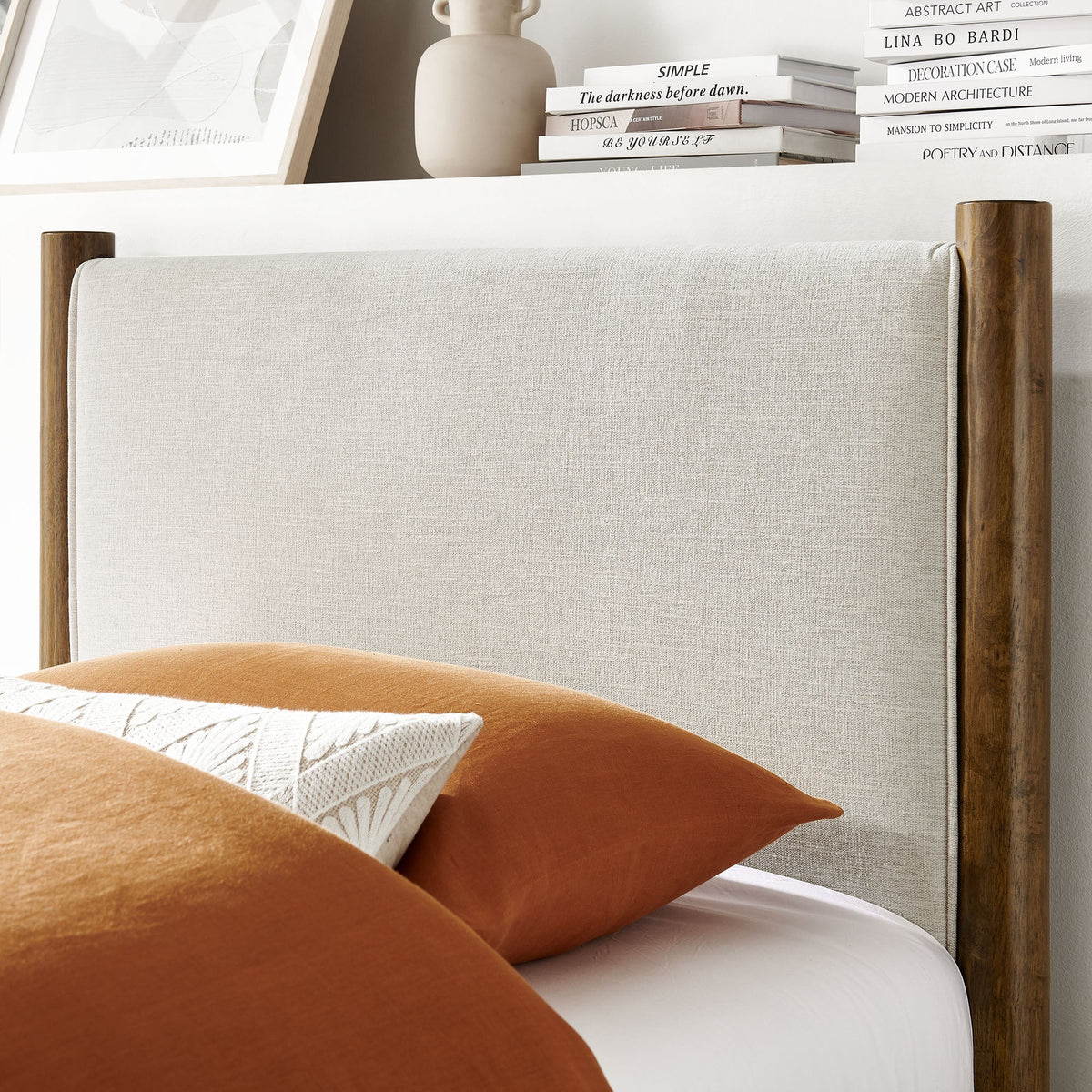 Maven Fabric Upholstered Platform Bed