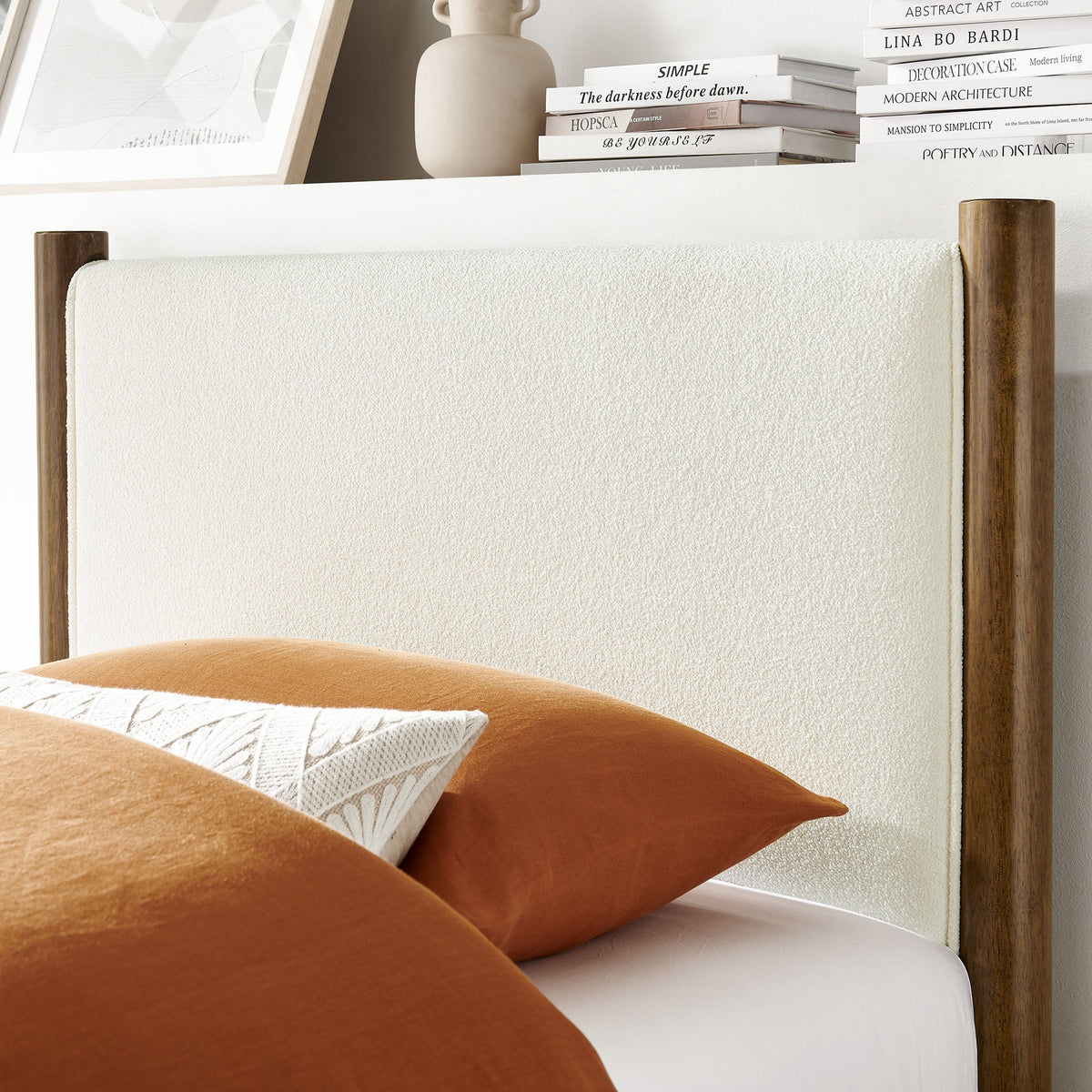 Maven Fabric Upholstered Platform Bed